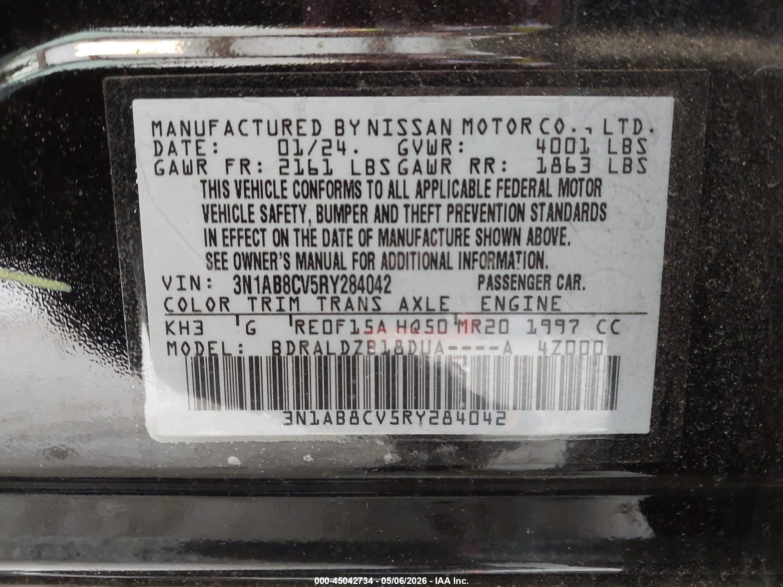 NISSAN SENTRA image 9