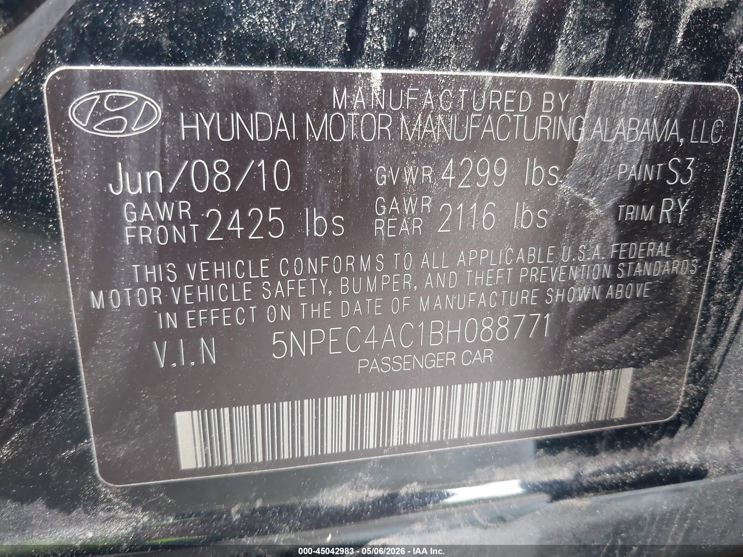 HYUNDAI SONATA image 9