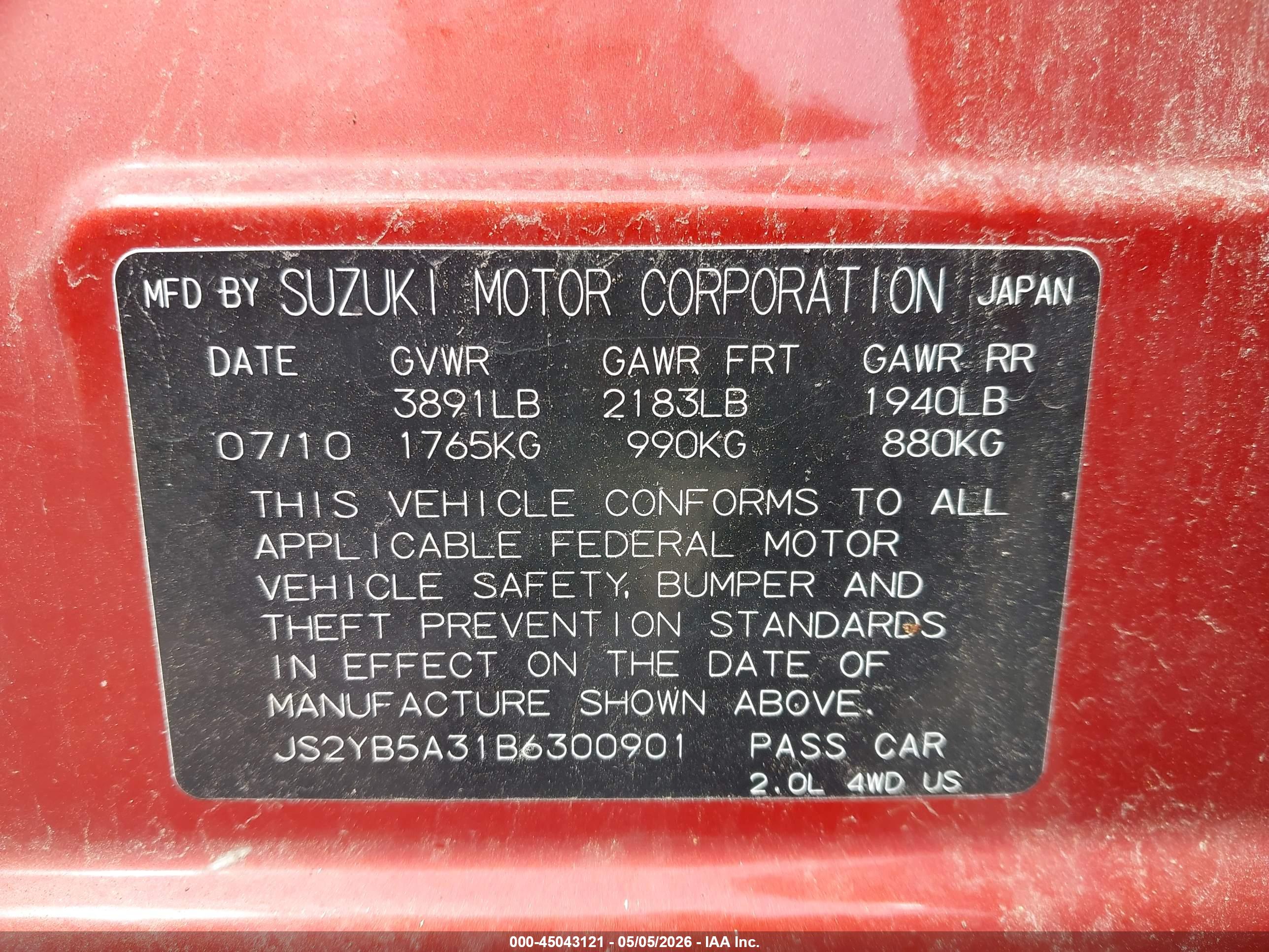 SUZUKI SX4 image 9