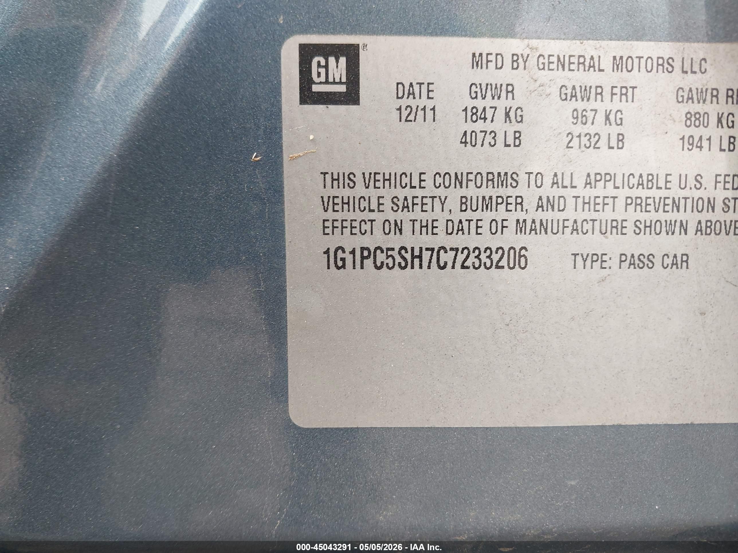 CHEVROLET CRUZE image 9