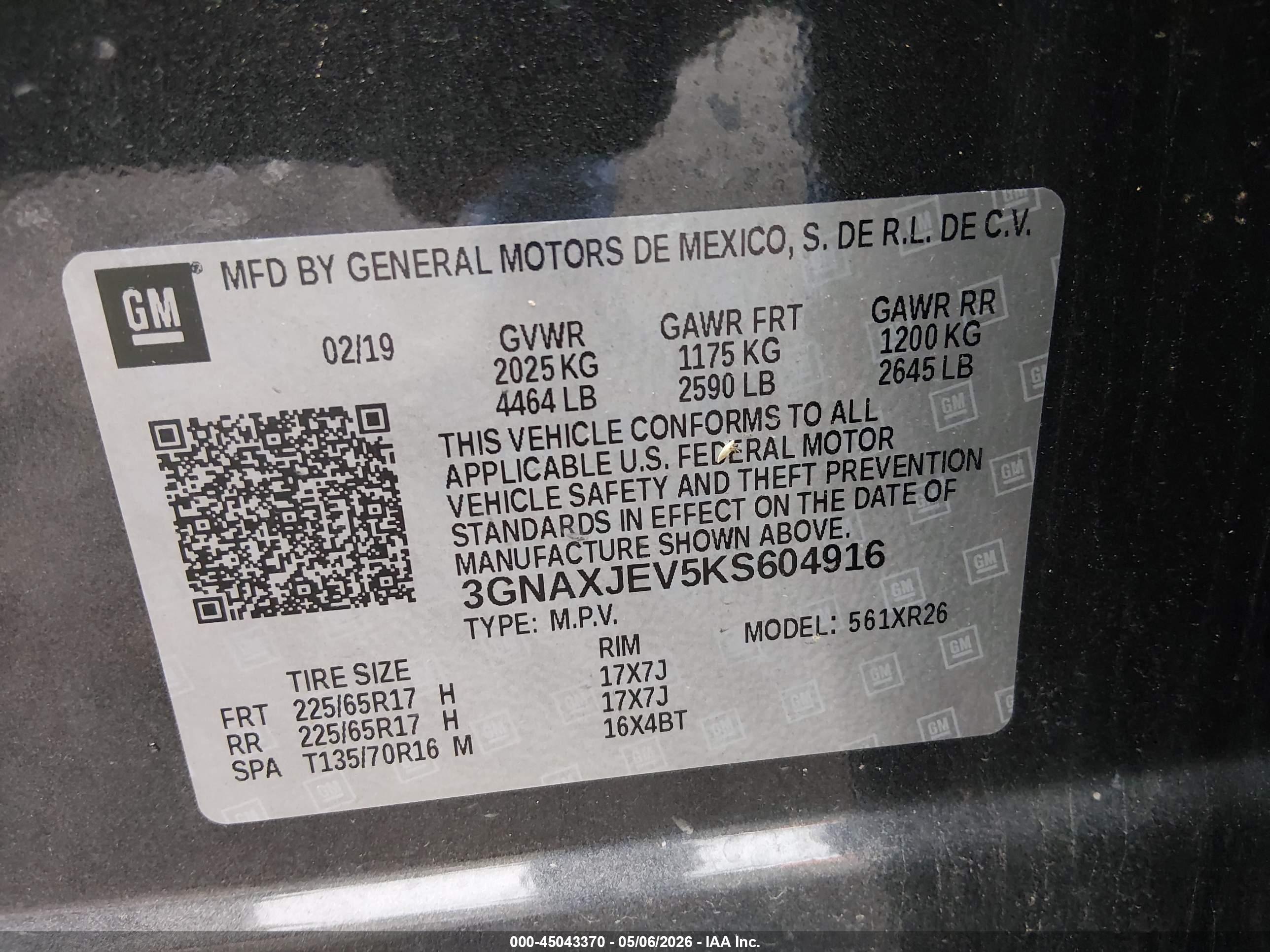 CHEVROLET EQUINOX image 9