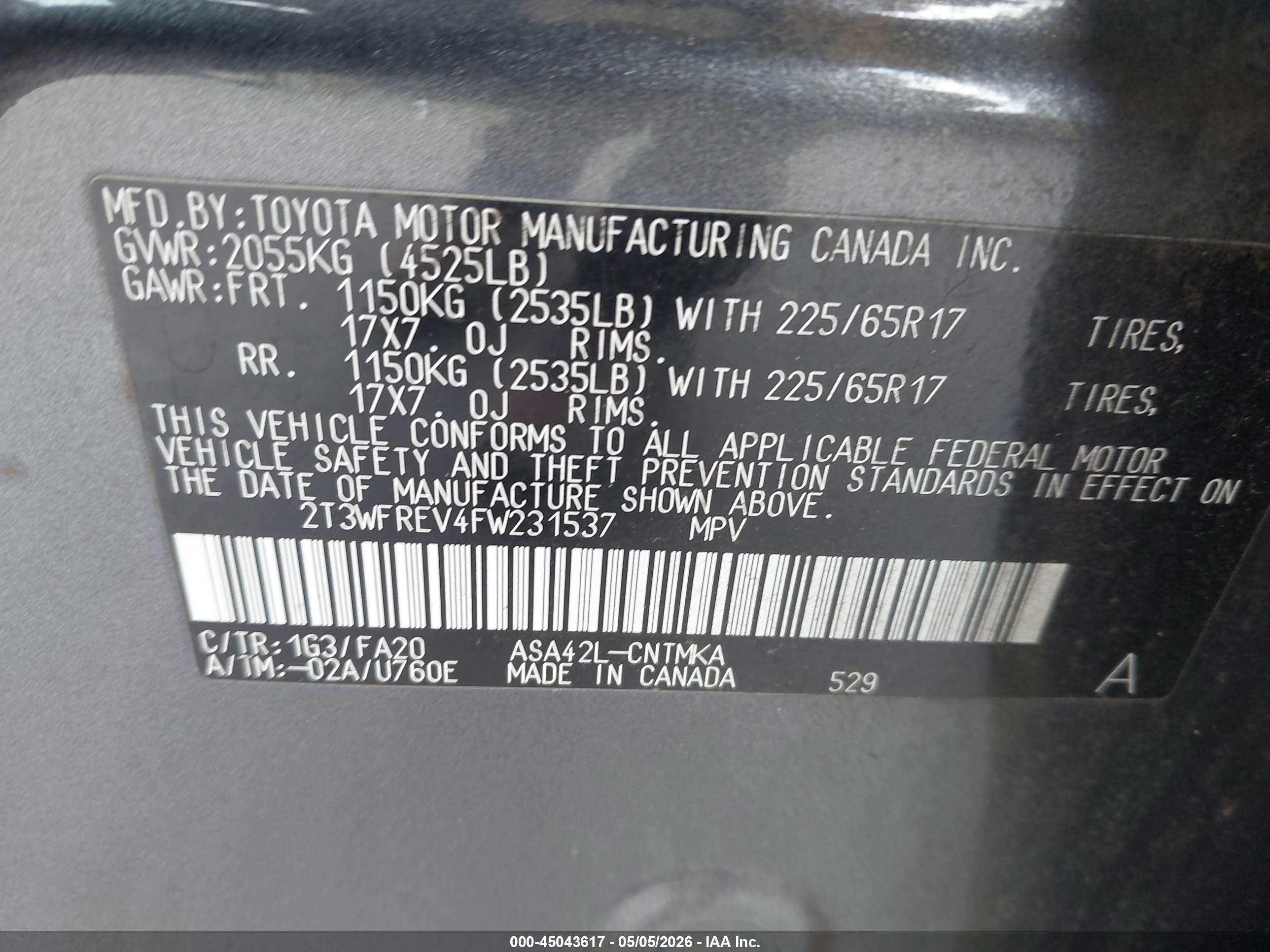TOYOTA RAV4 image 9