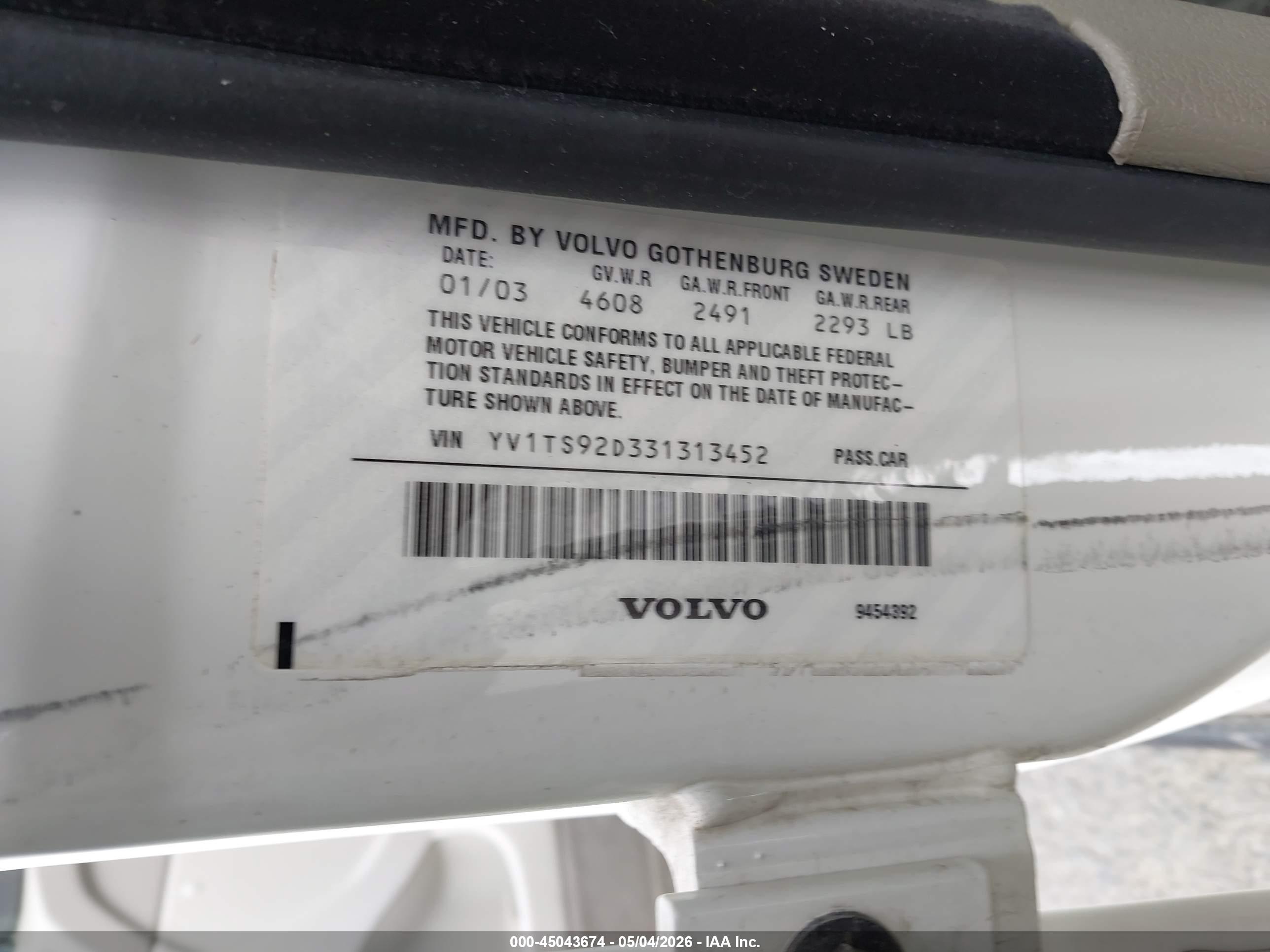 VOLVO S80 image 9