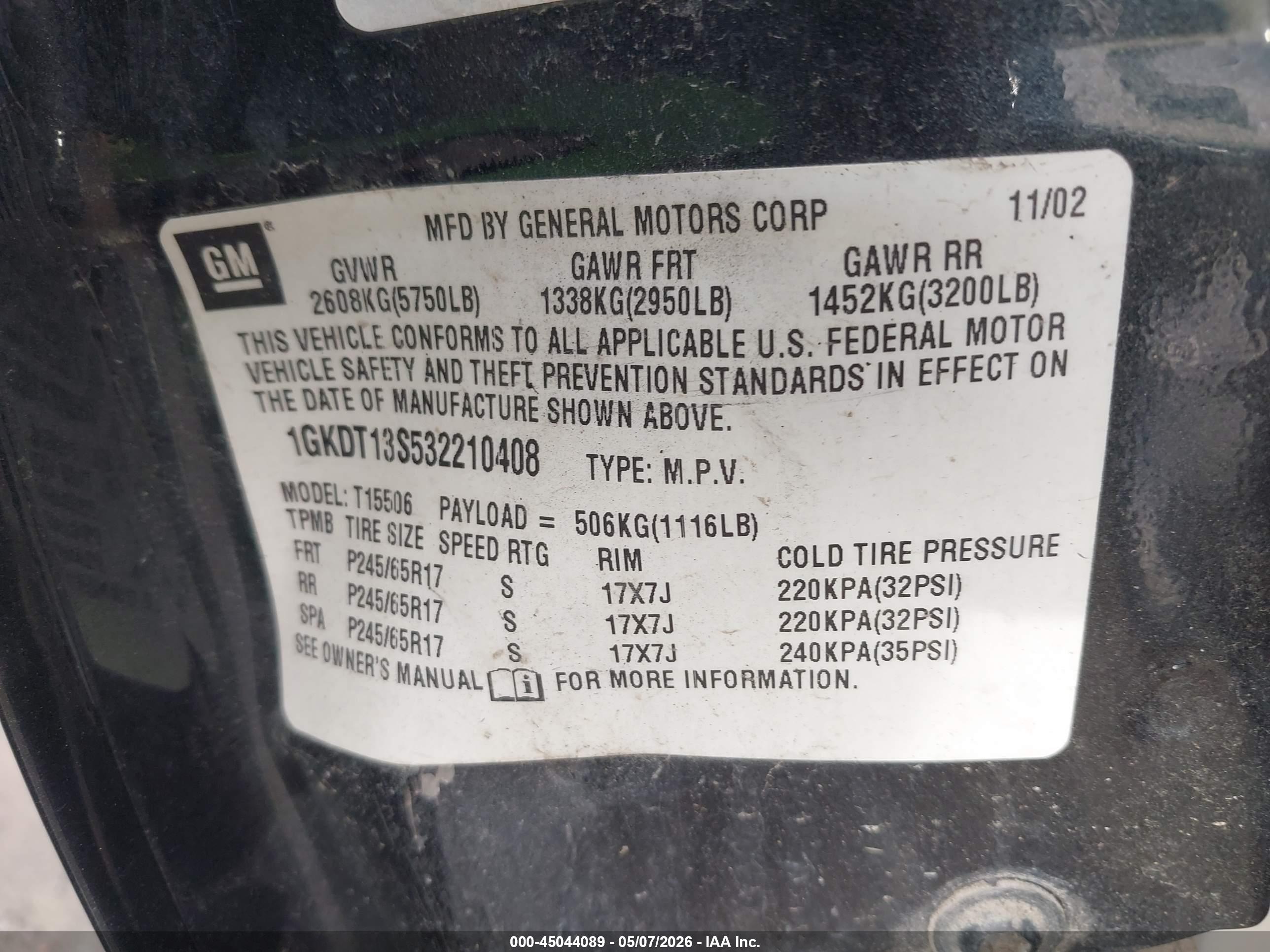 GMC ENVOY image 9