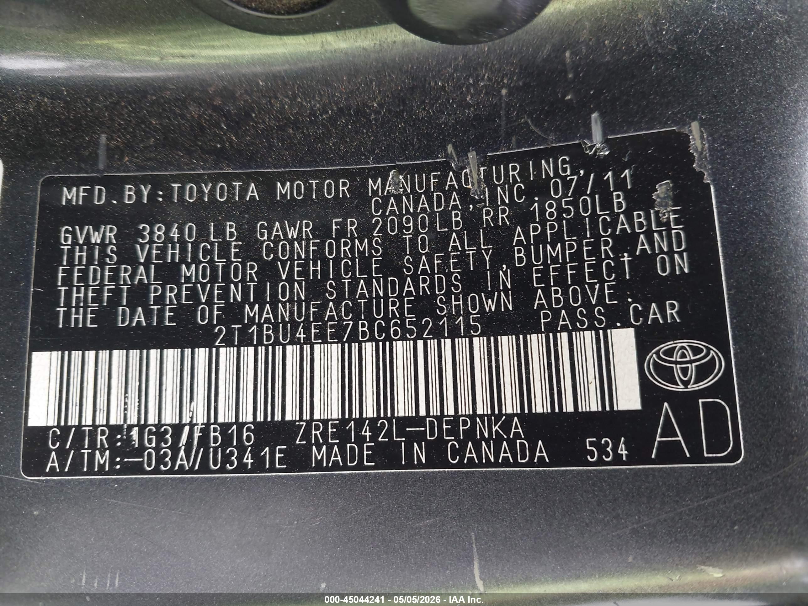 TOYOTA COROLLA image 9