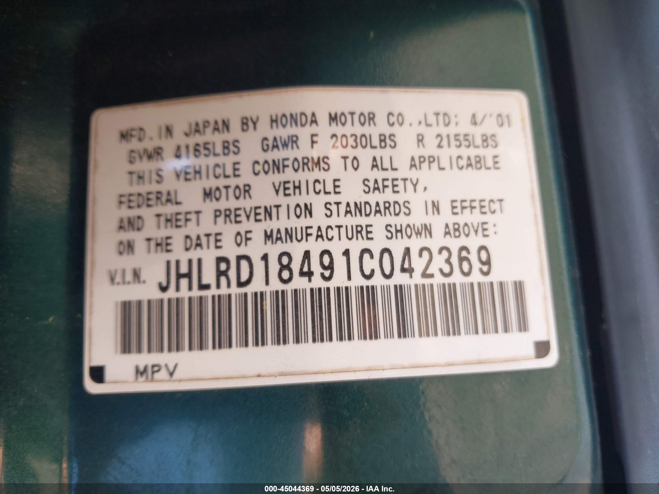 HONDA CR-V image 9