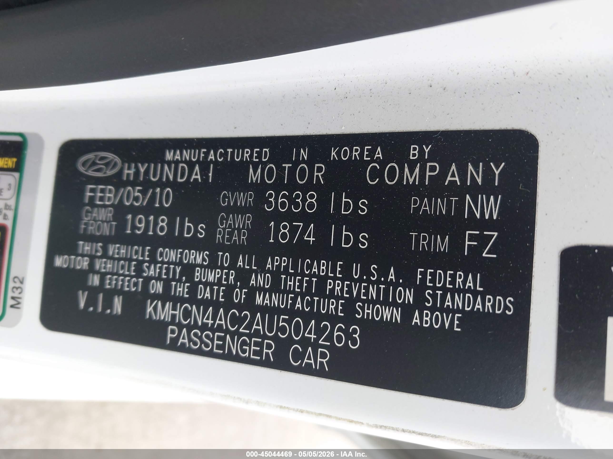 HYUNDAI ACCENT image 9