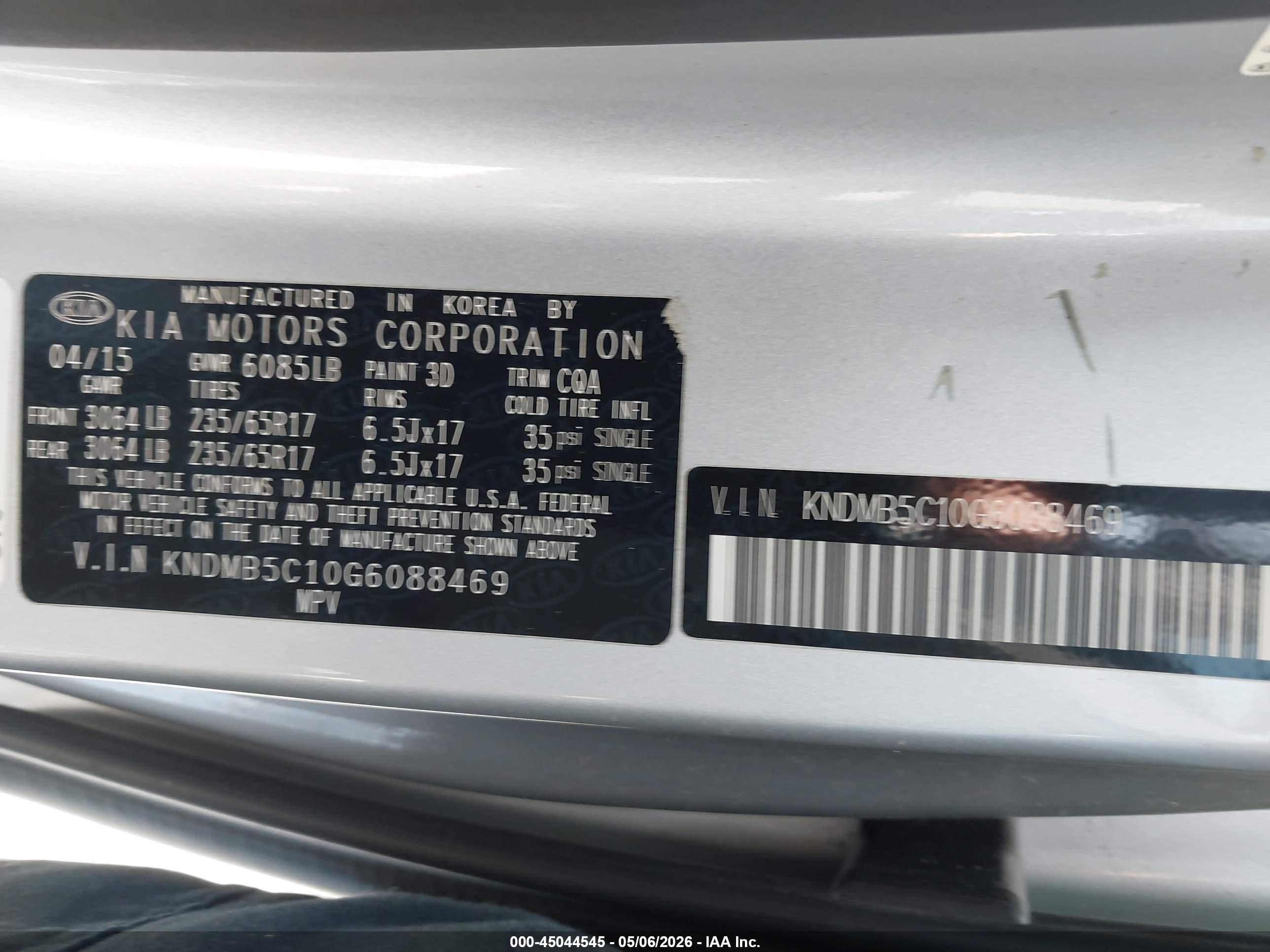 KIA SEDONA image 9