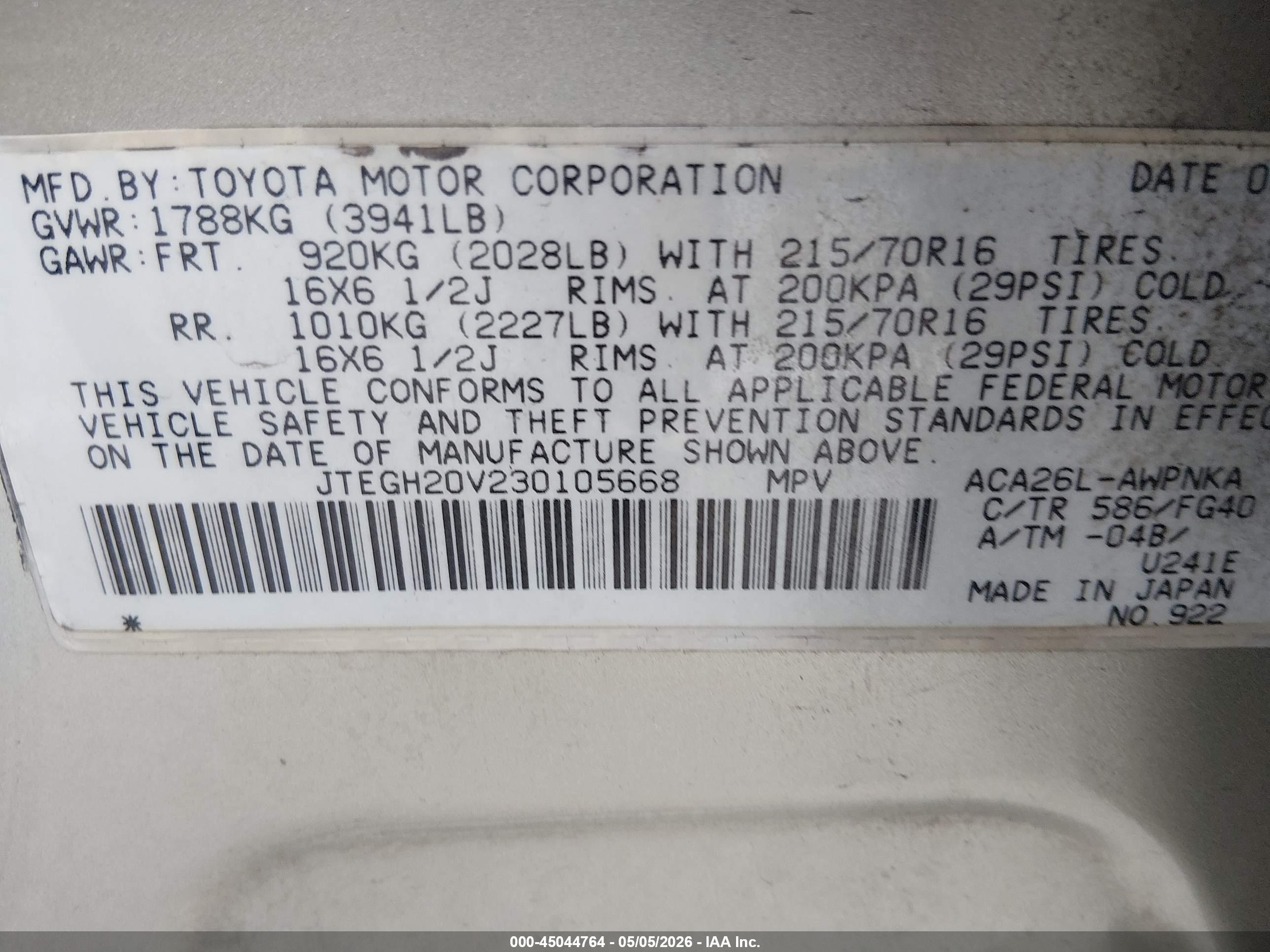 TOYOTA RAV4 image 9