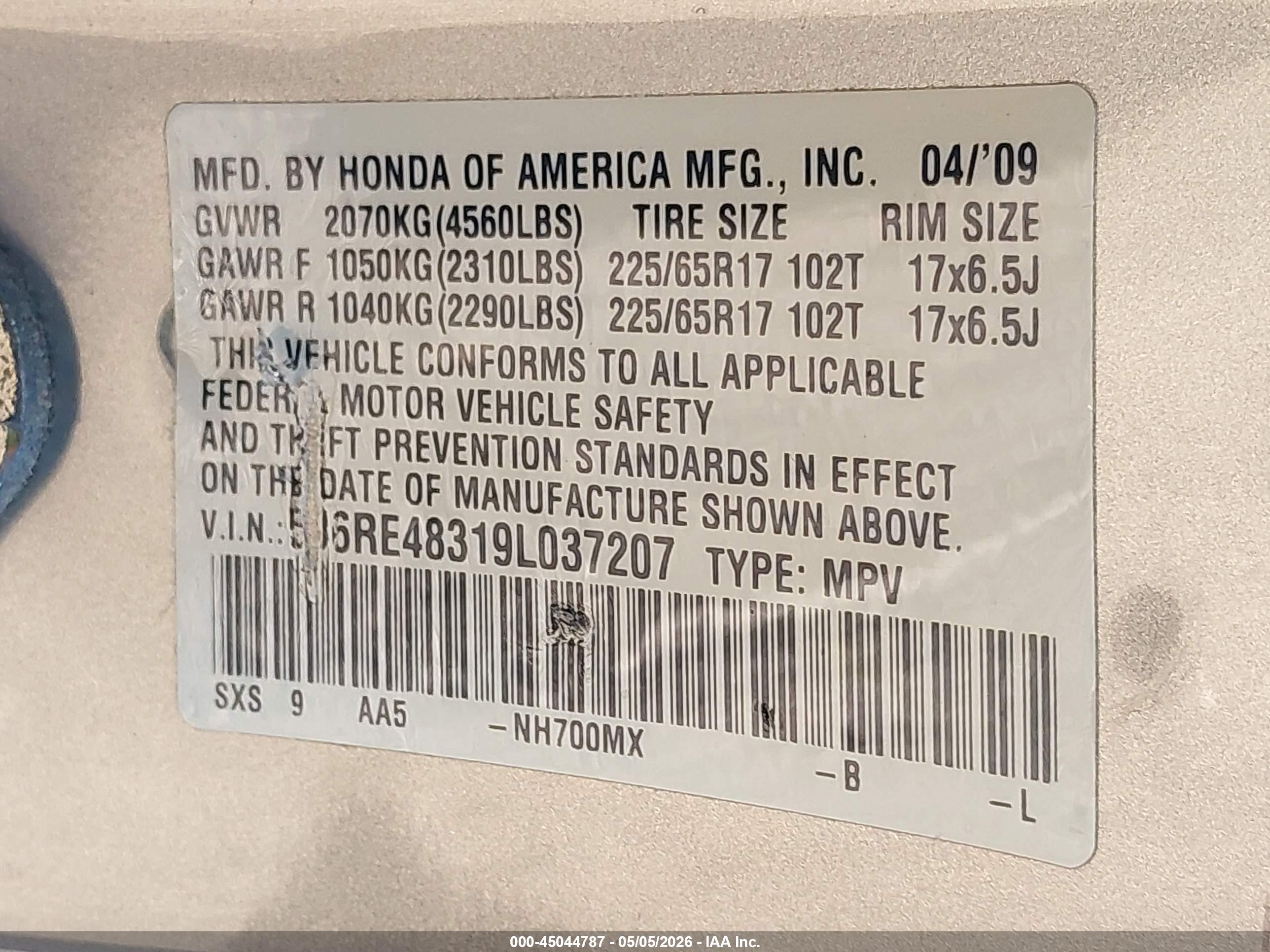 HONDA CR-V image 9