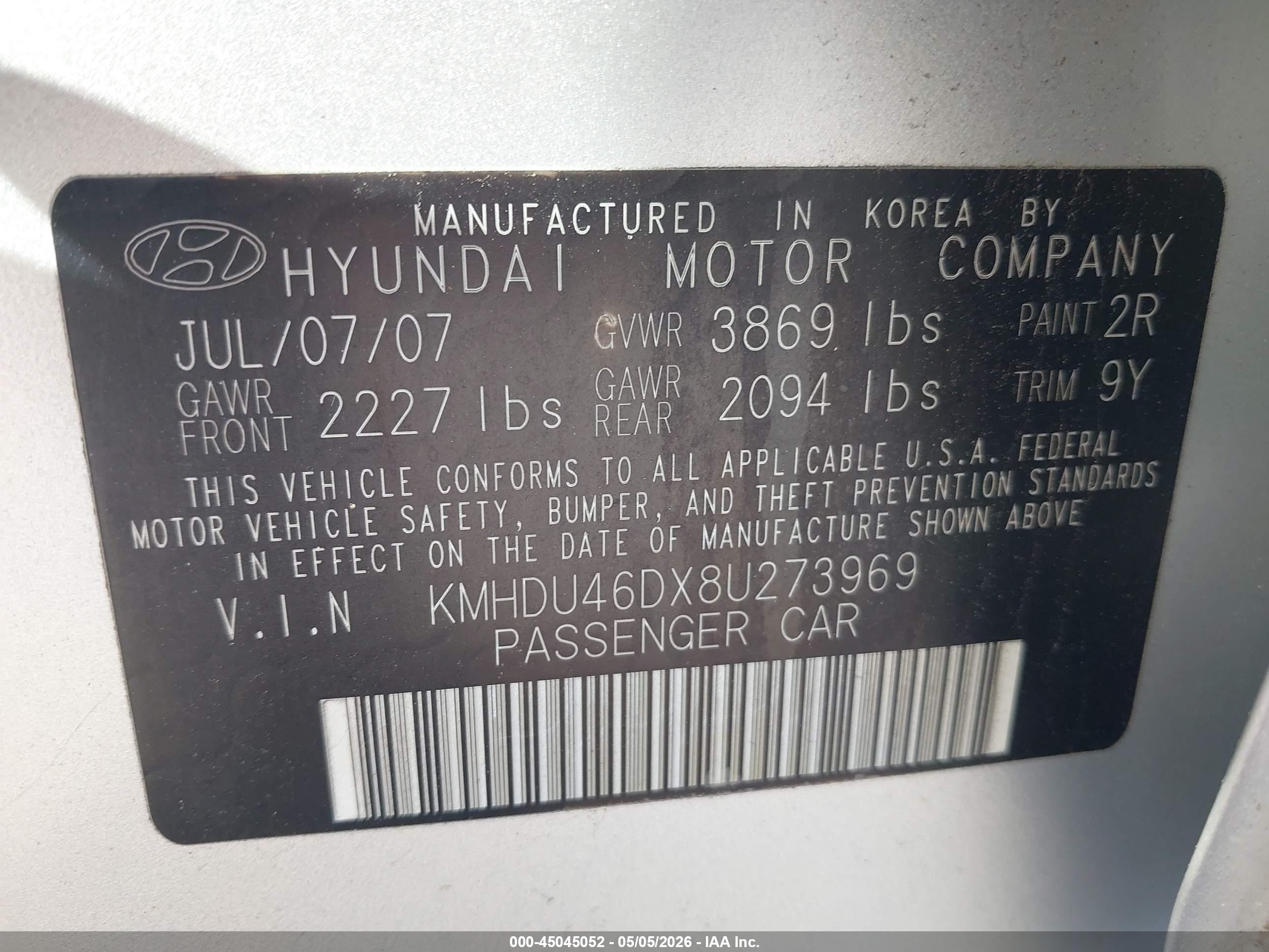 HYUNDAI ELANTRA image 9