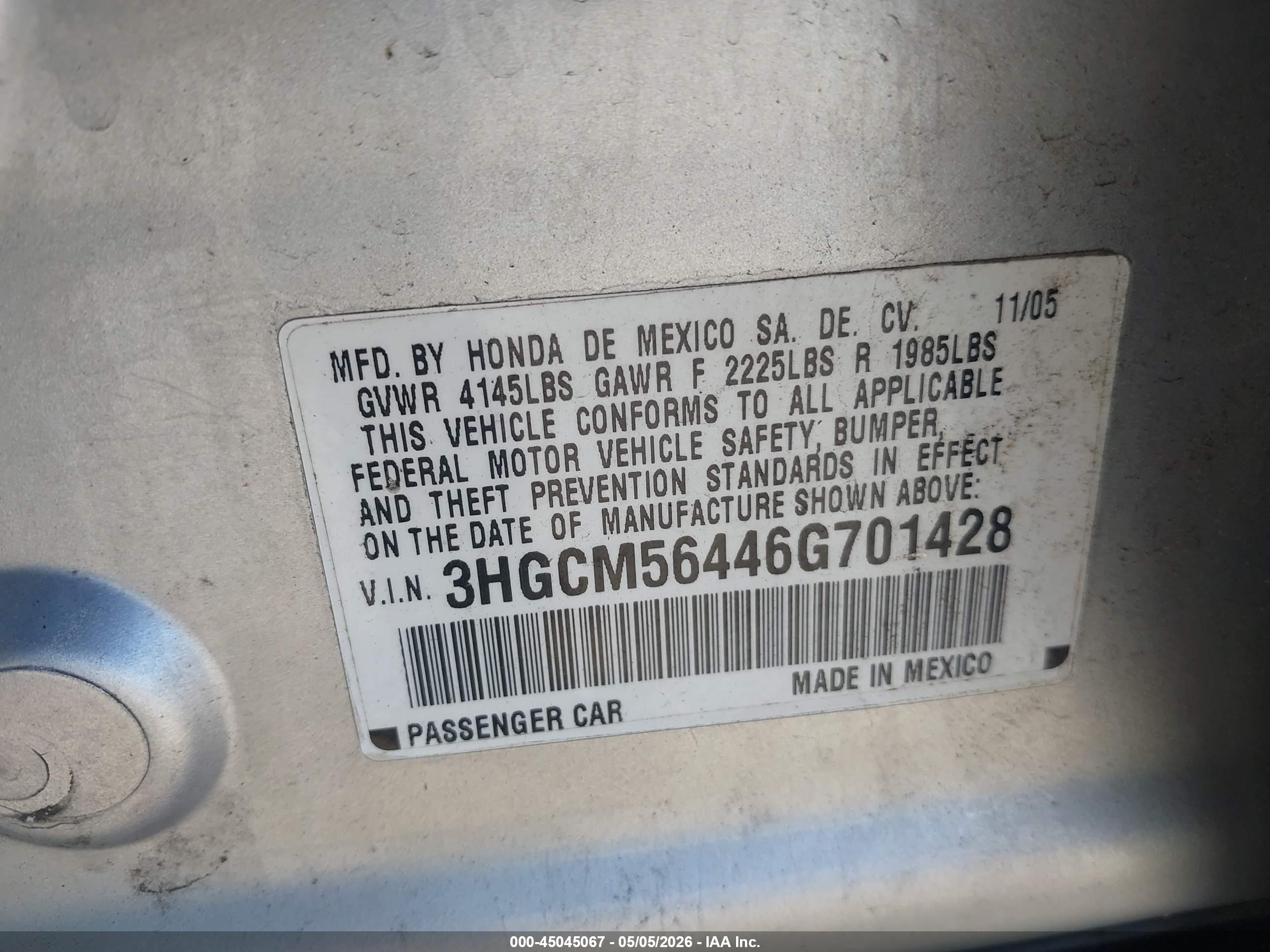 HONDA ACCORD image 9