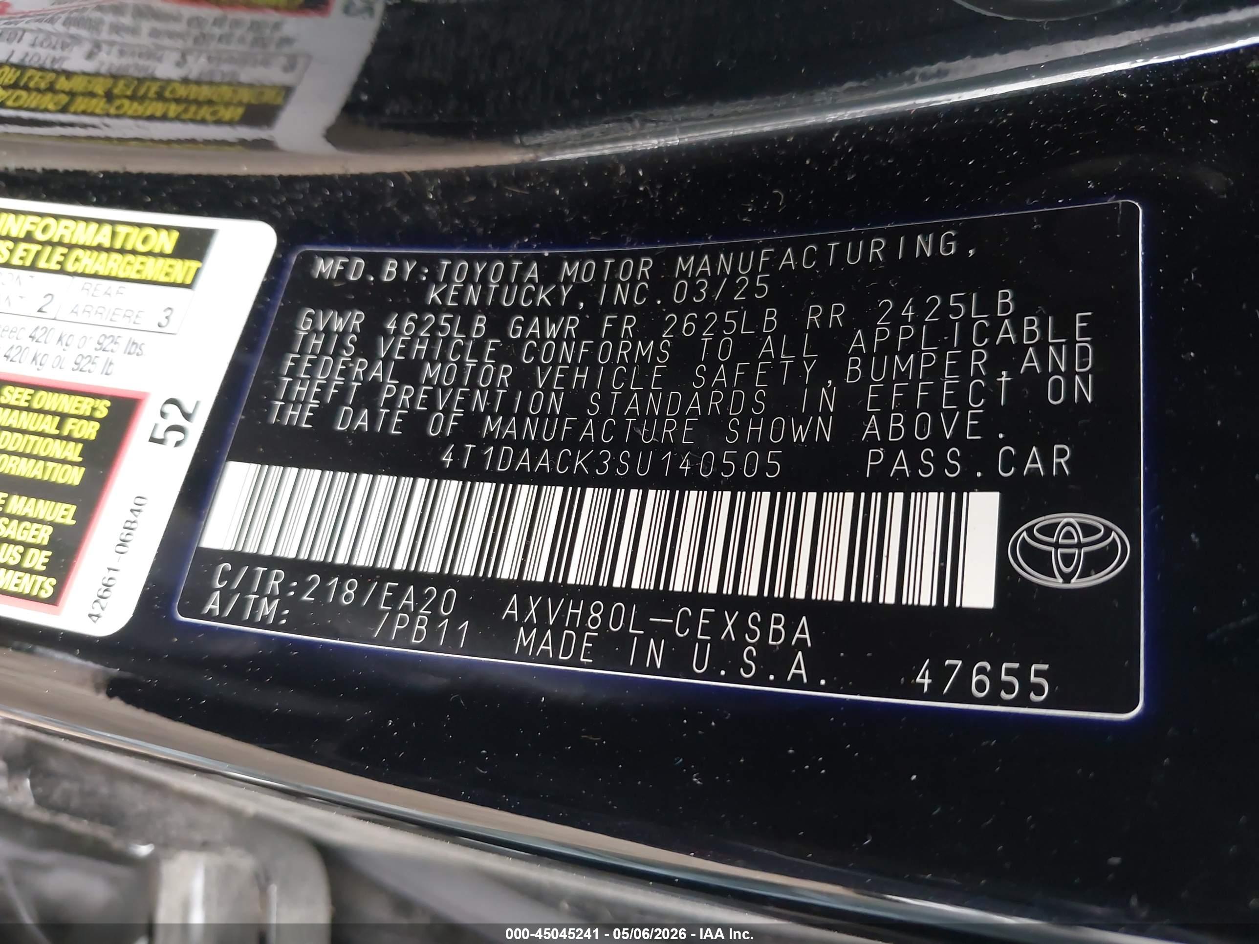 TOYOTA CAMRY image 9