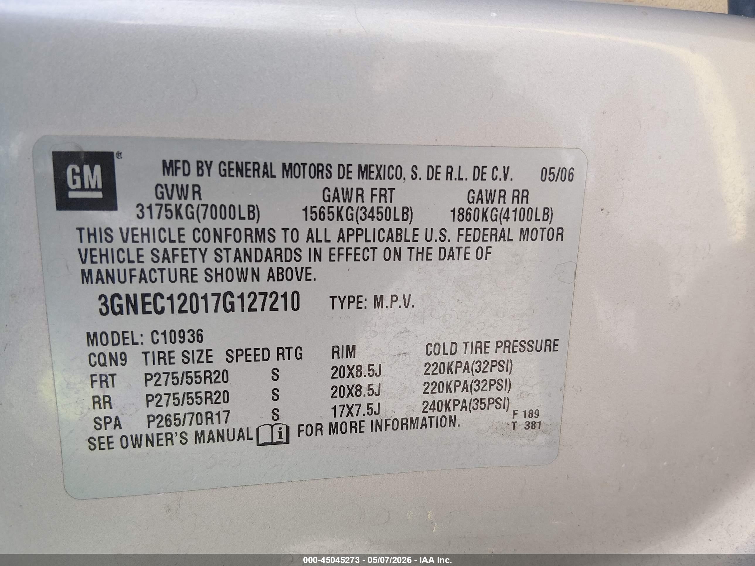 CHEVROLET AVALANCHE image 9
