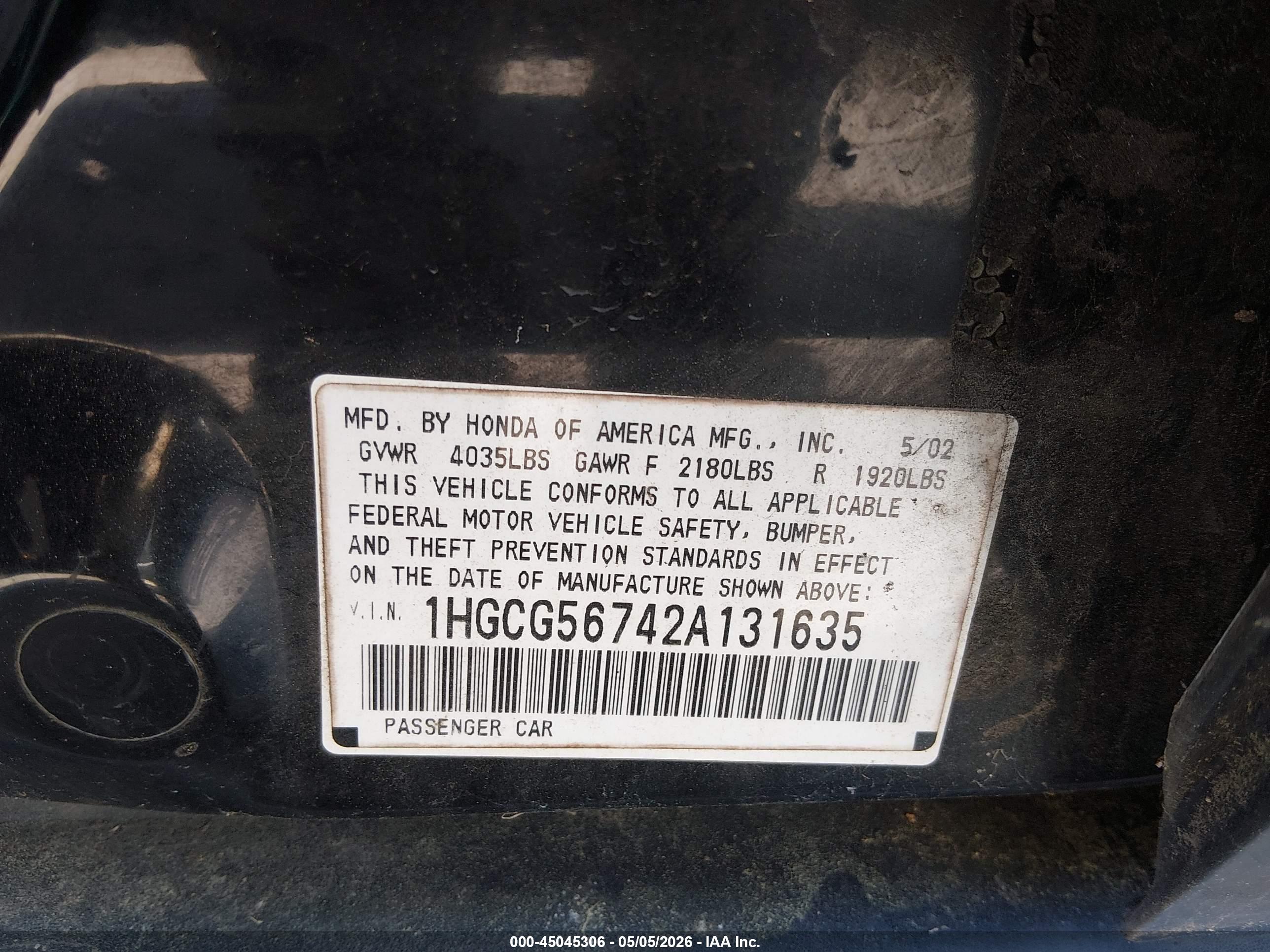 HONDA ACCORD image 9