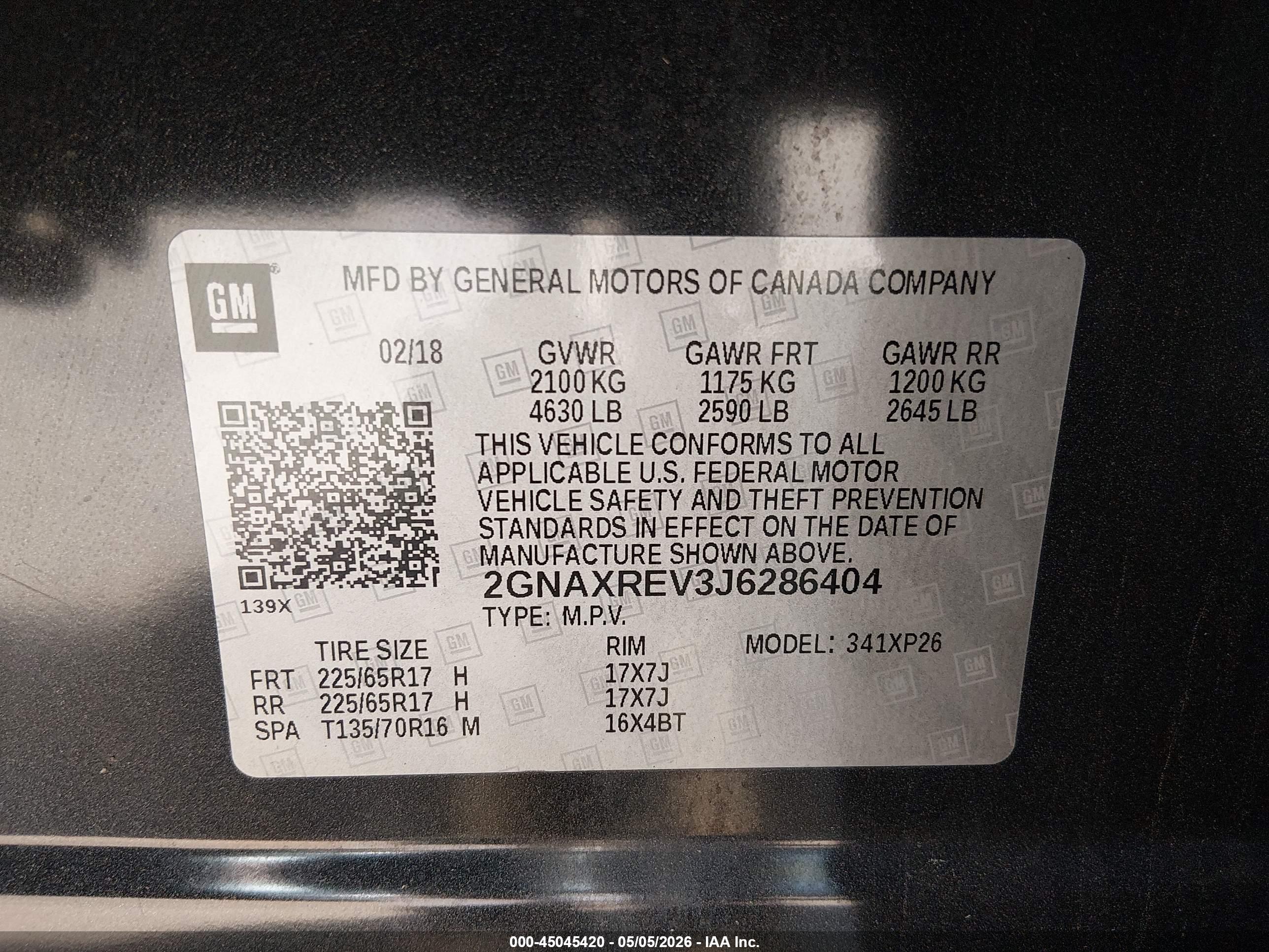 CHEVROLET EQUINOX image 9