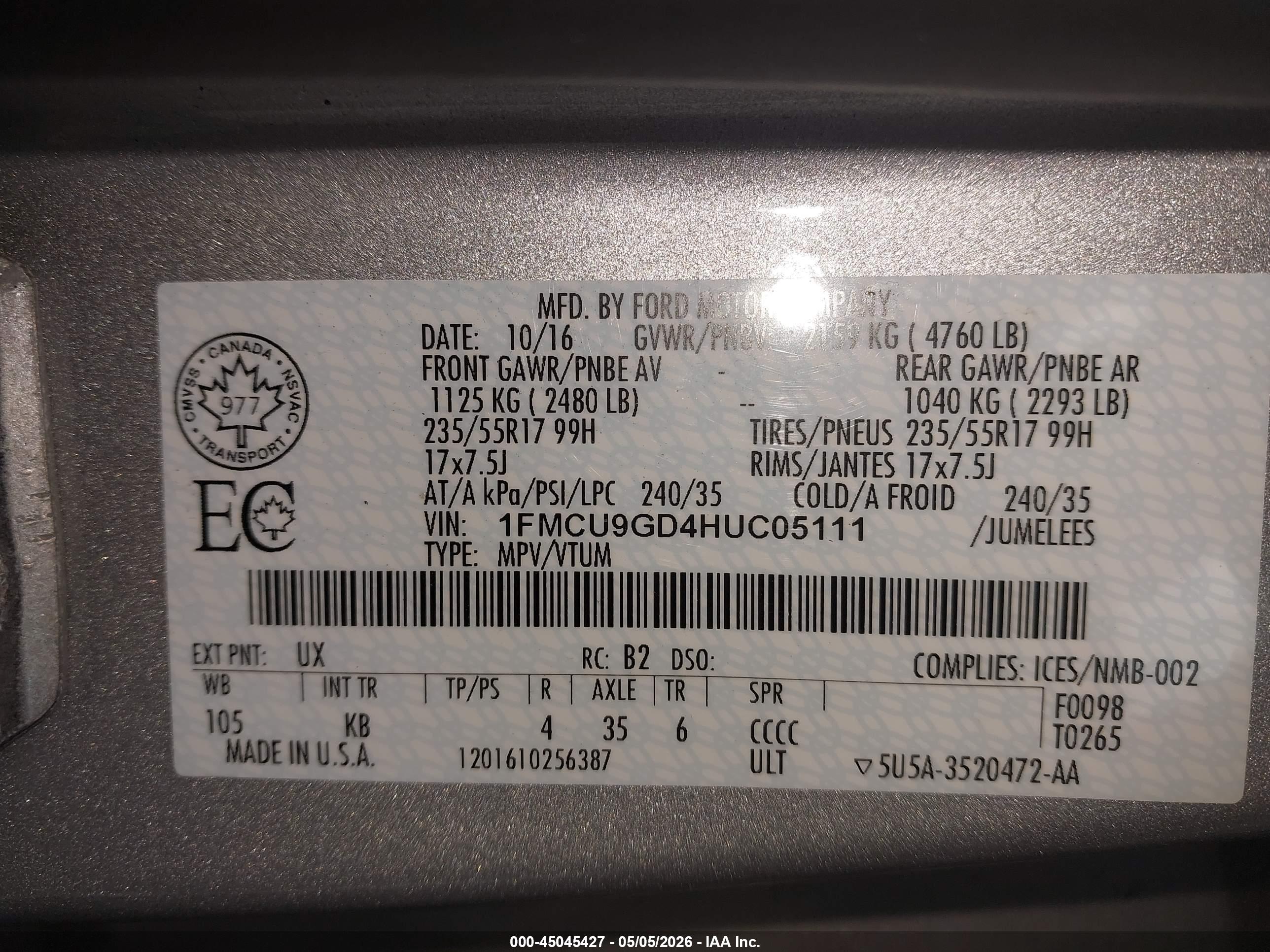 FORD ESCAPE image 9