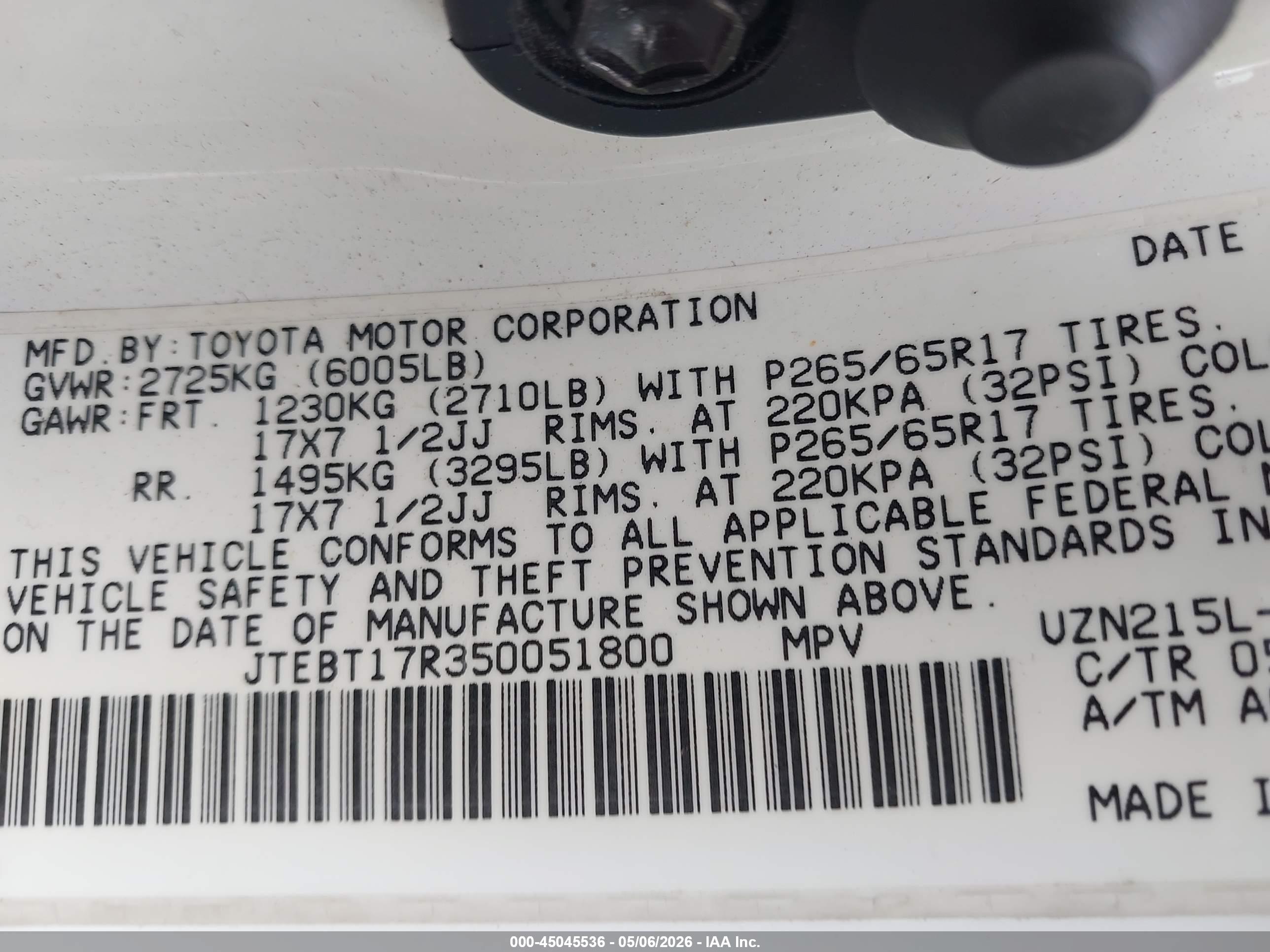 TOYOTA 4RUNNER image 9