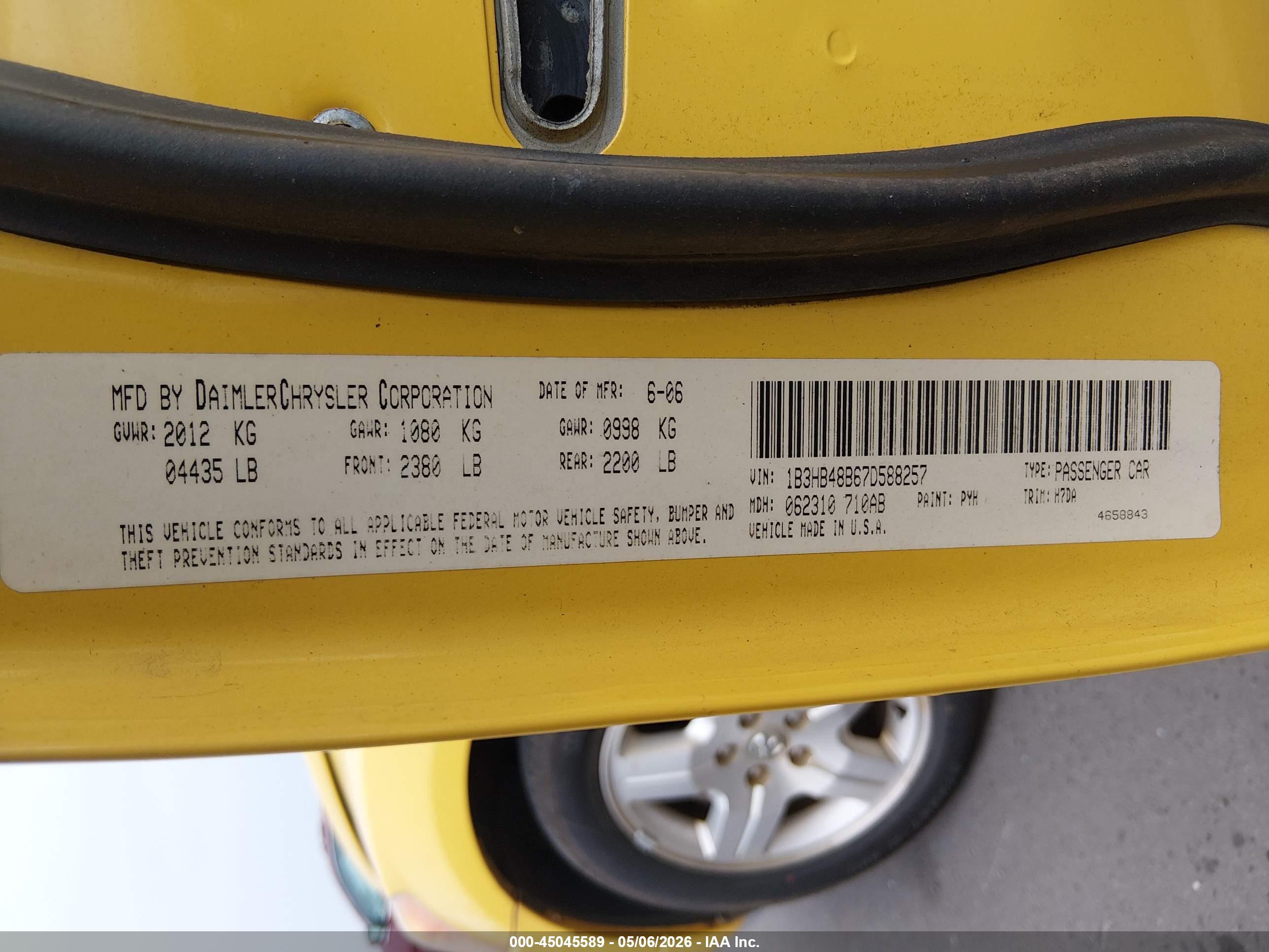 DODGE CALIBER image 9