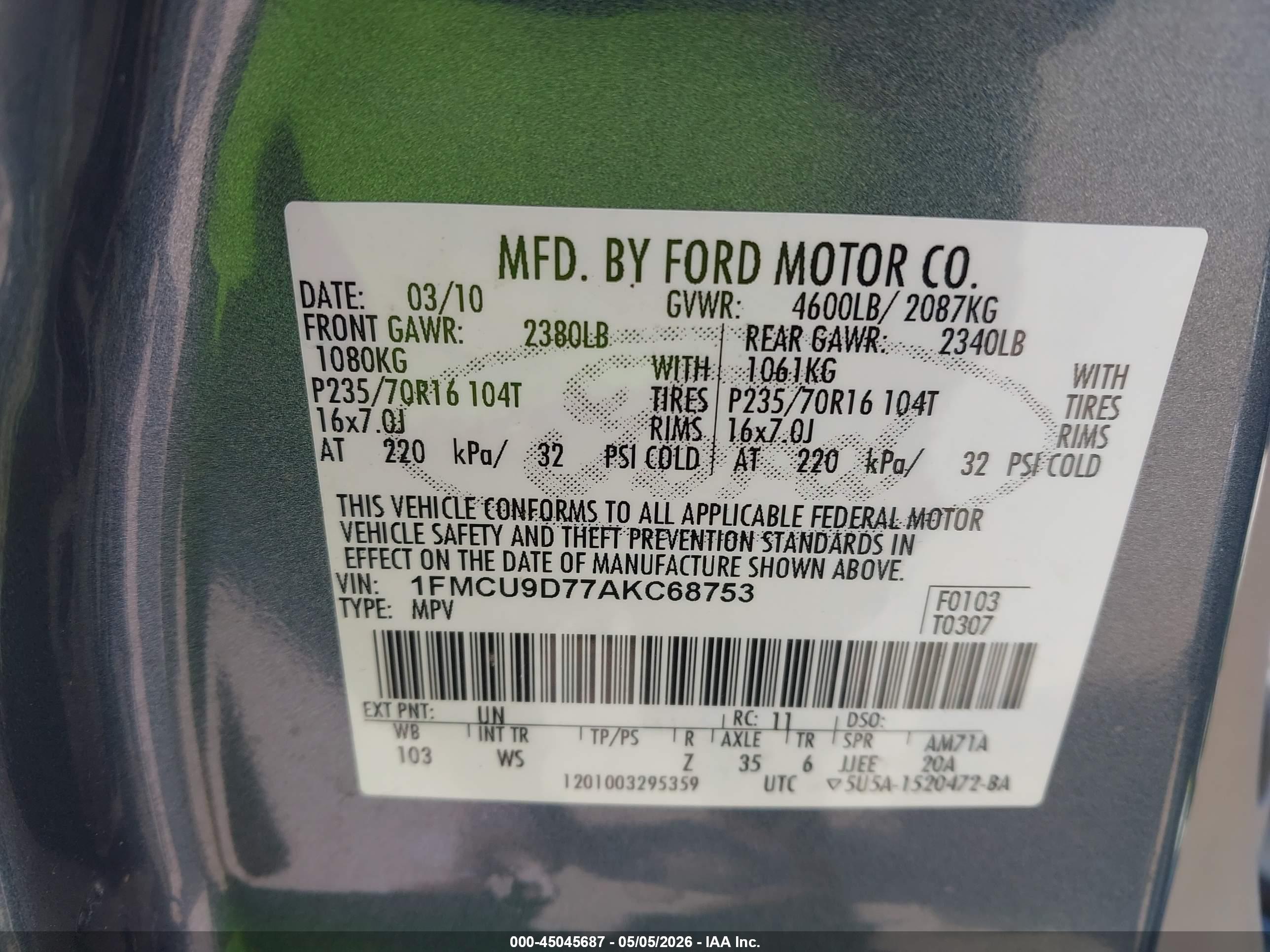 FORD ESCAPE image 9