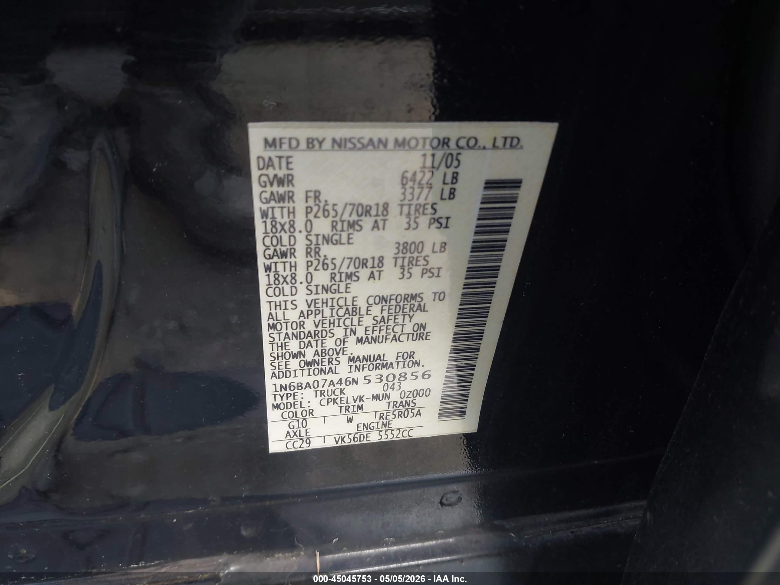 NISSAN TITAN image 9
