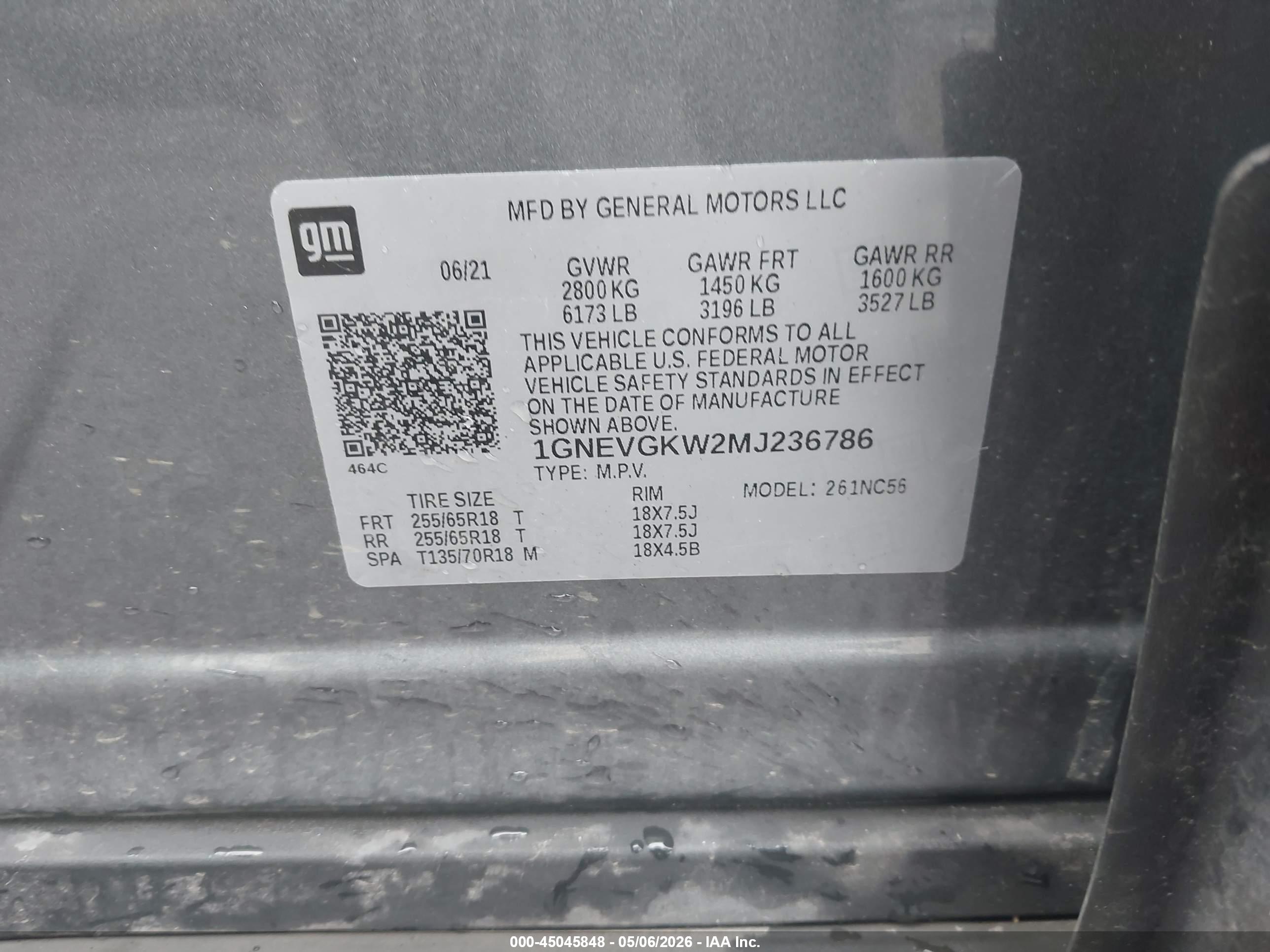 CHEVROLET TRAVERSE image 9