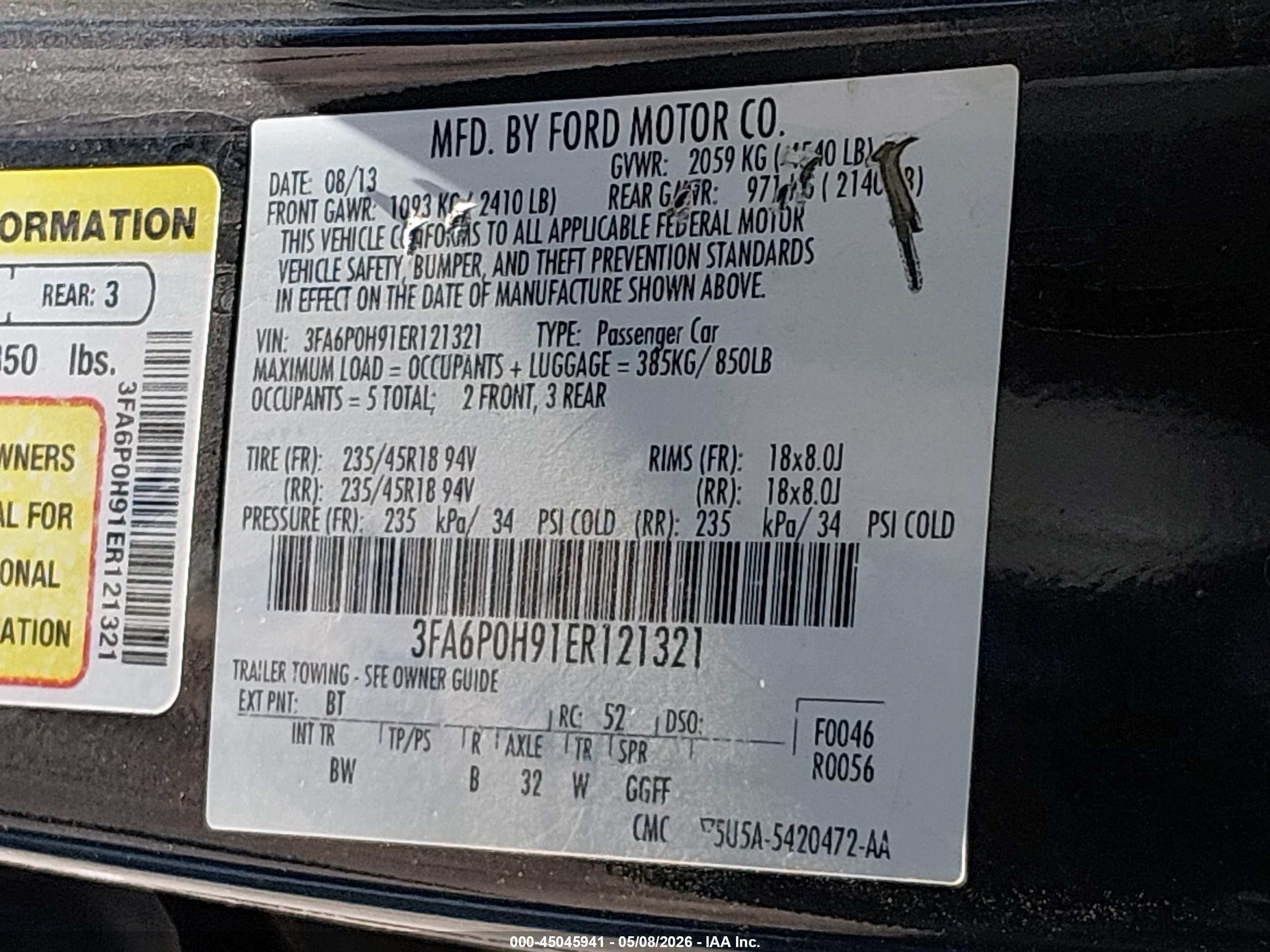 FORD FUSION image 9