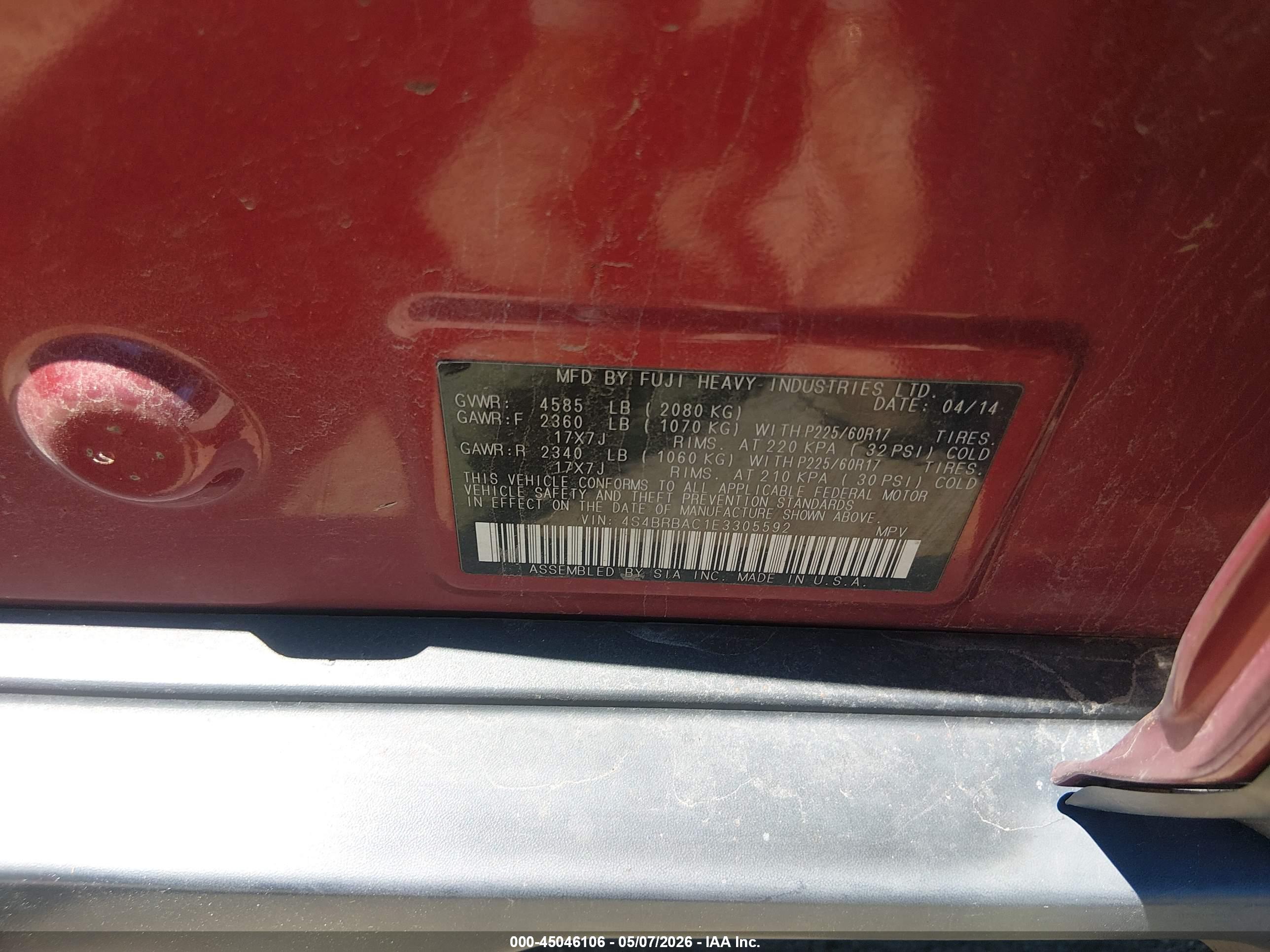SUBARU OUTBACK image 9