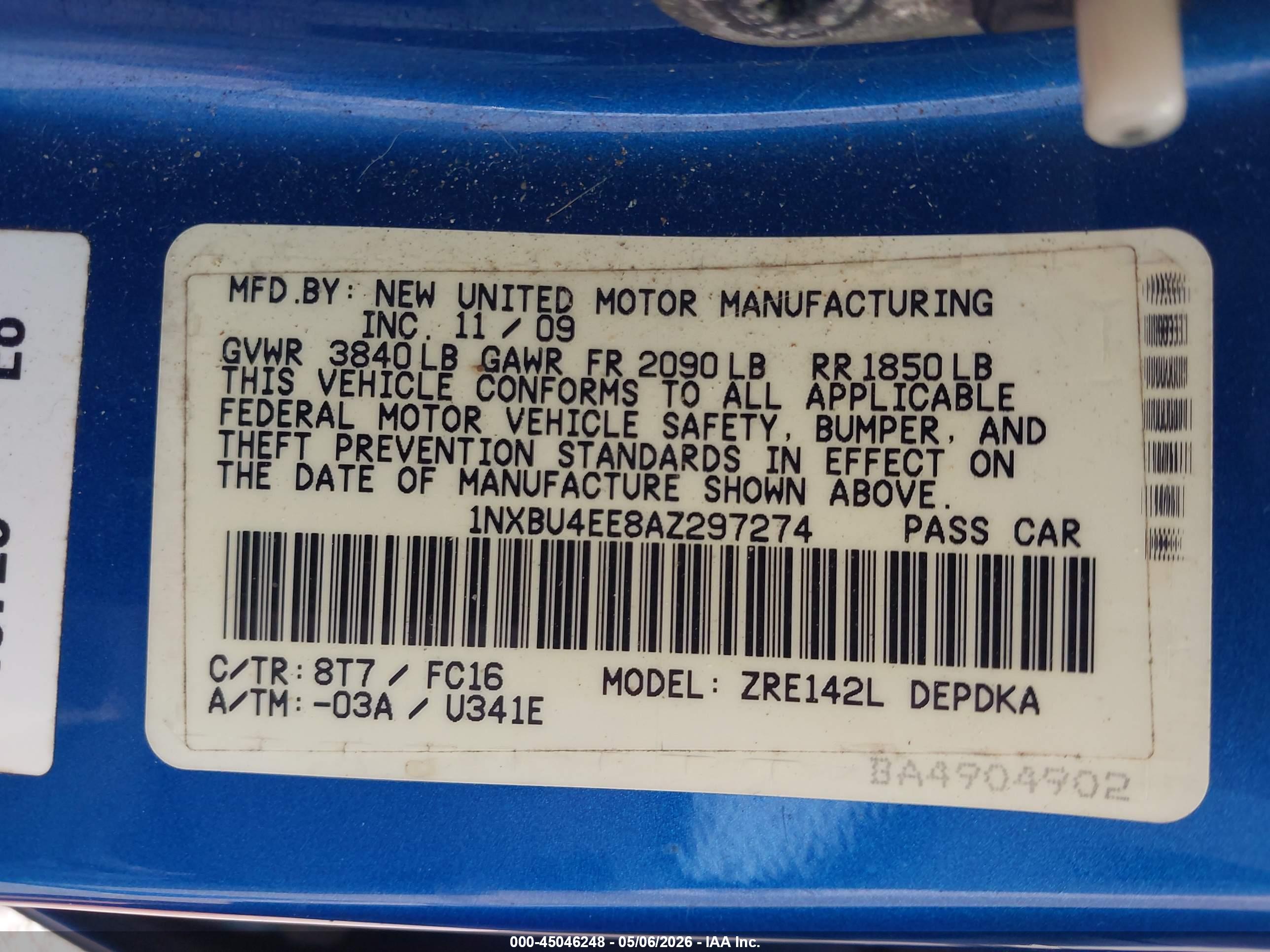 TOYOTA COROLLA image 9