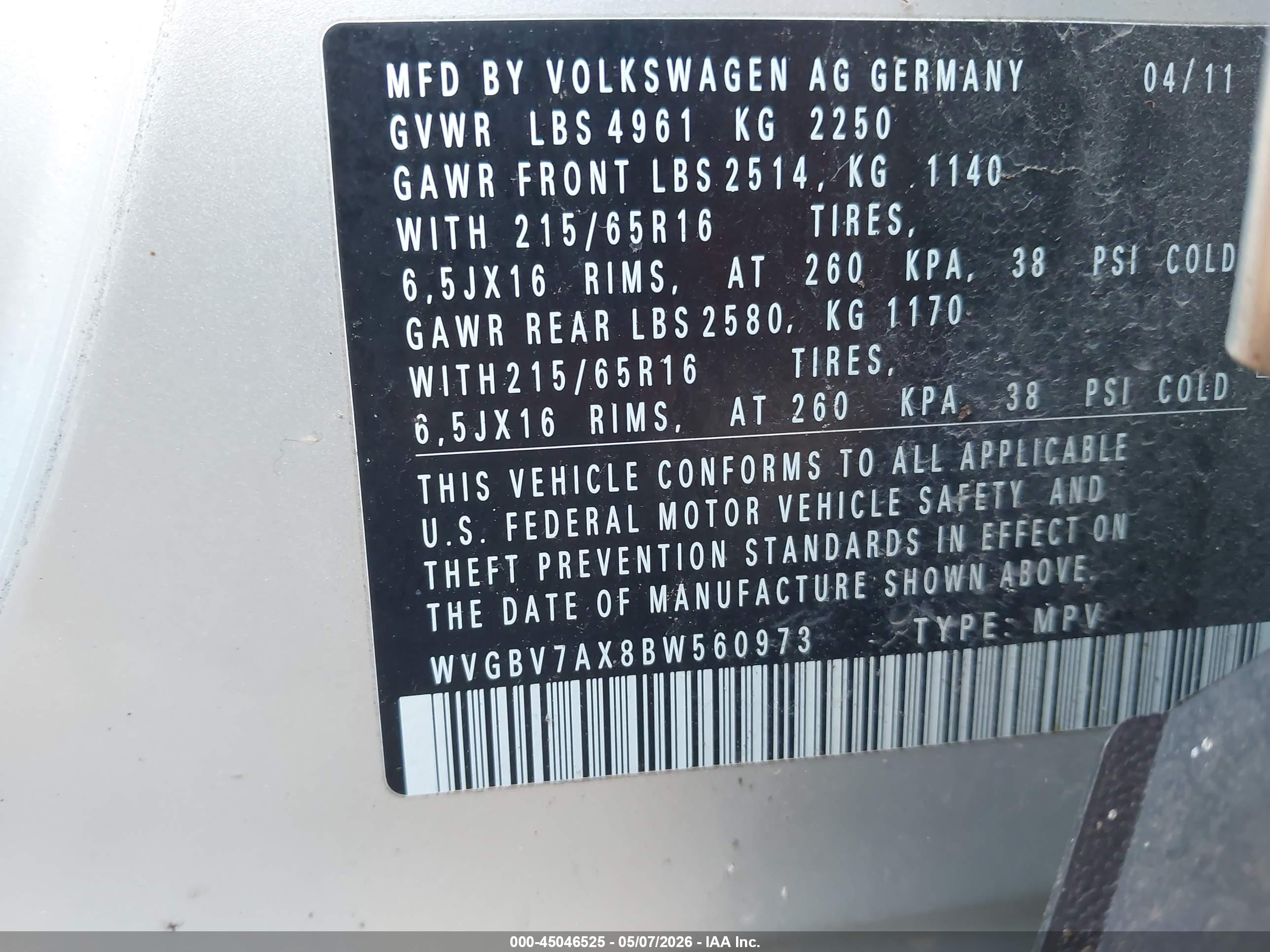 VOLKSWAGEN TIGUAN image 9