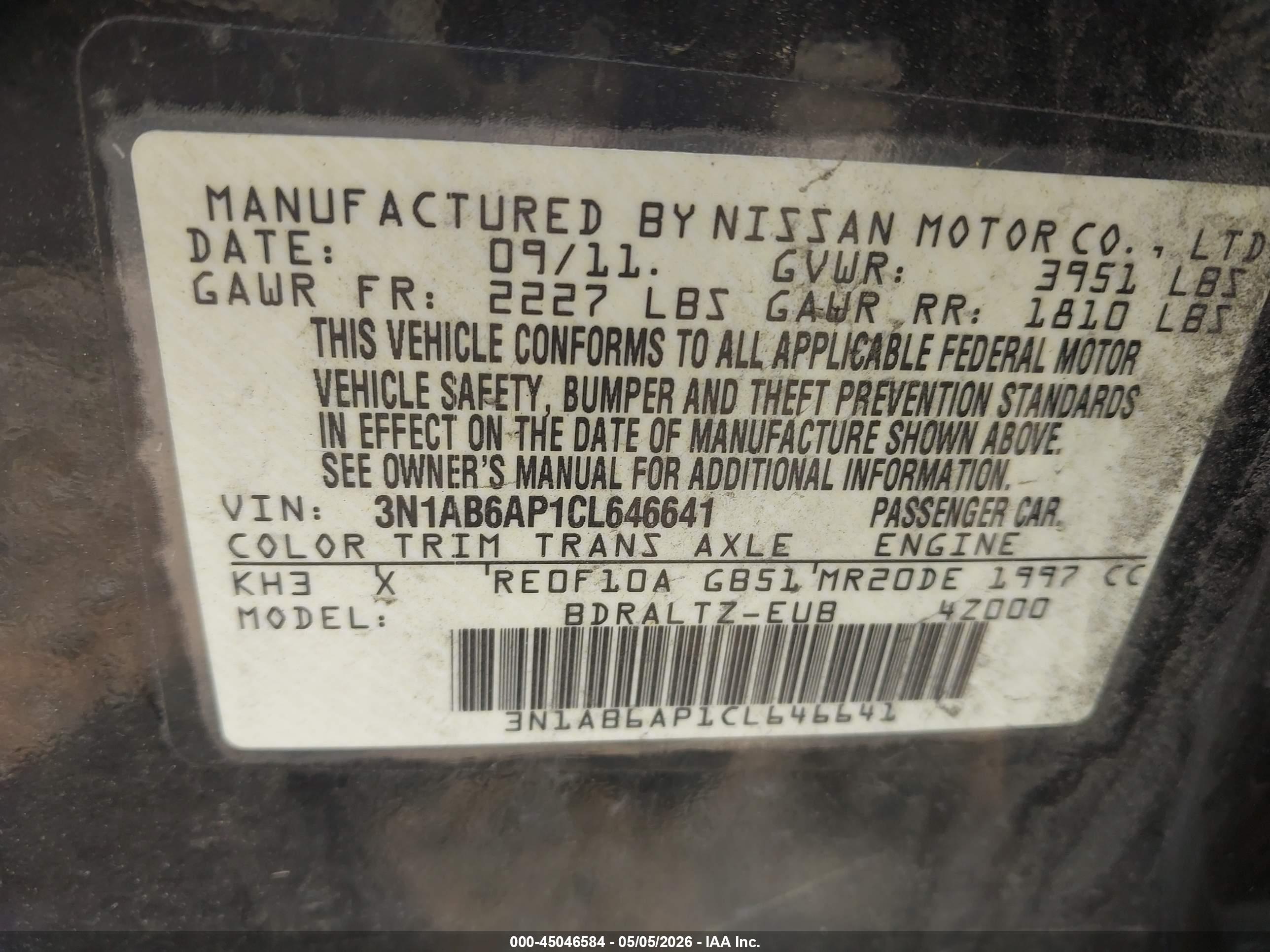 NISSAN SENTRA image 9