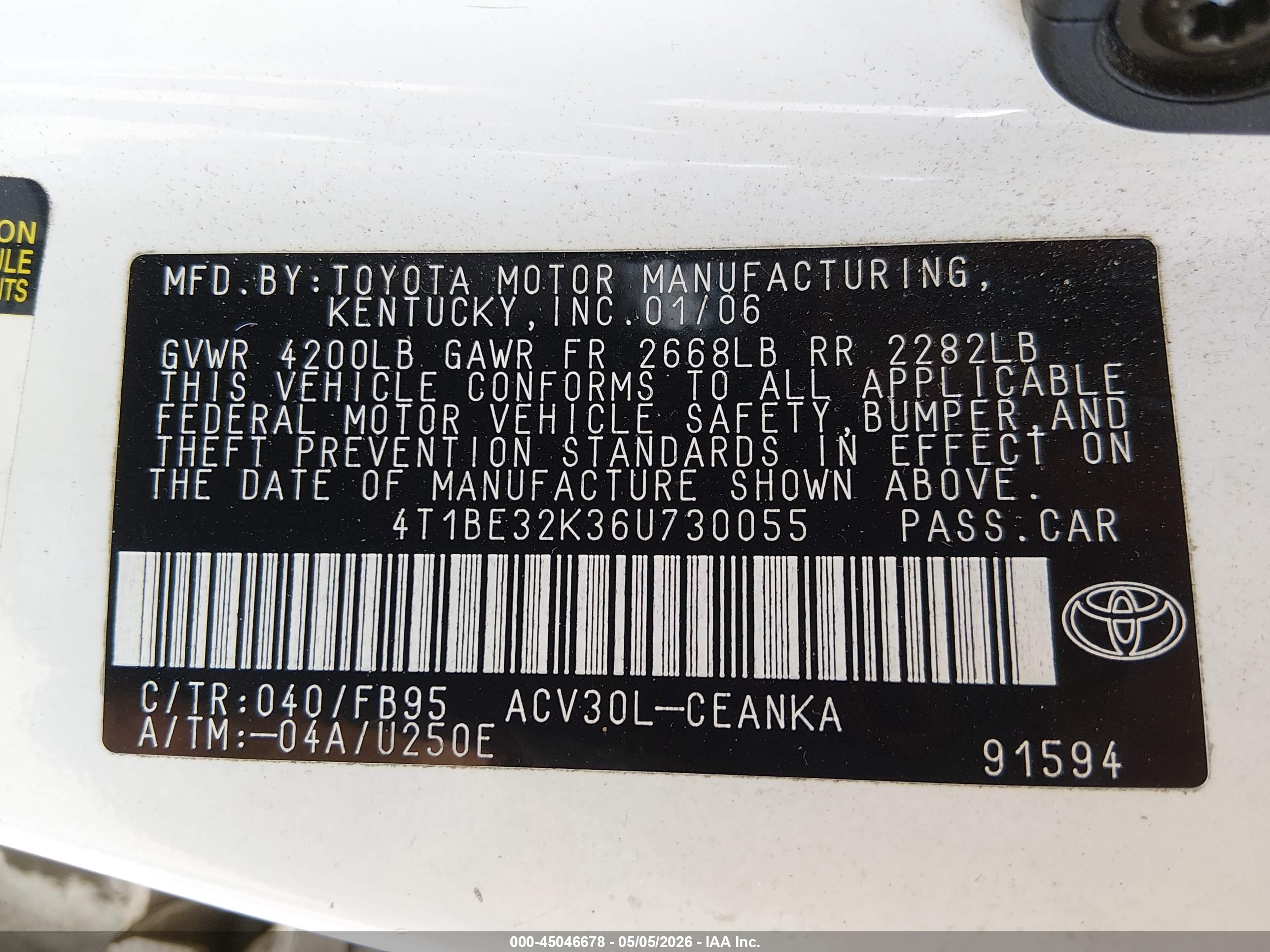 TOYOTA CAMRY image 9