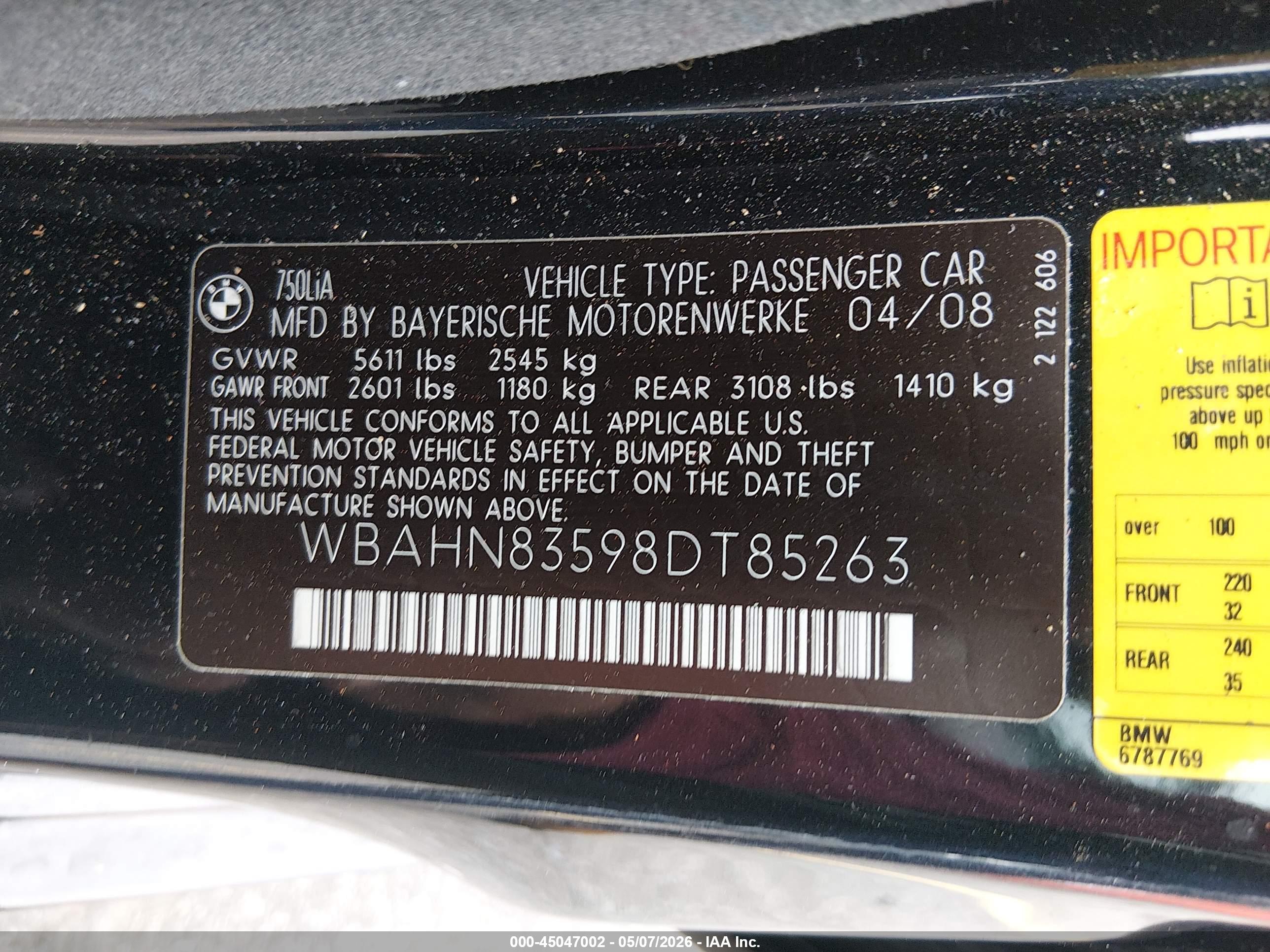 BMW 750LI image 9