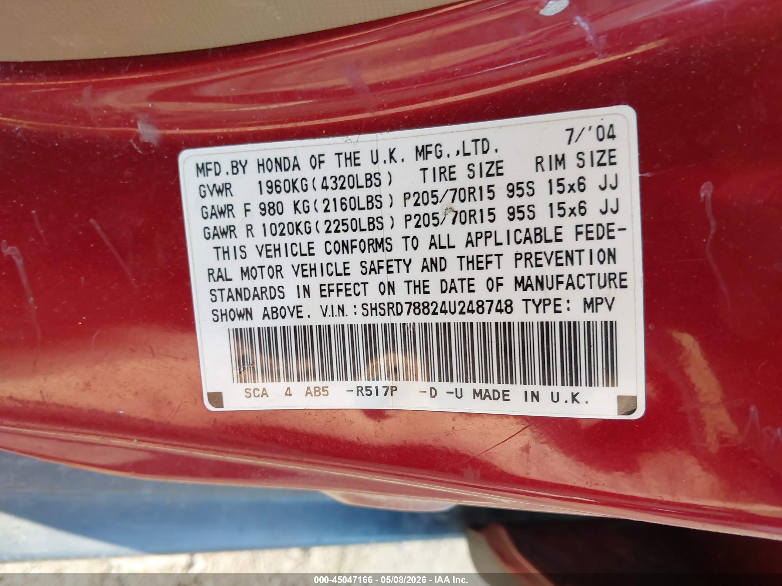 HONDA CR-V image 9