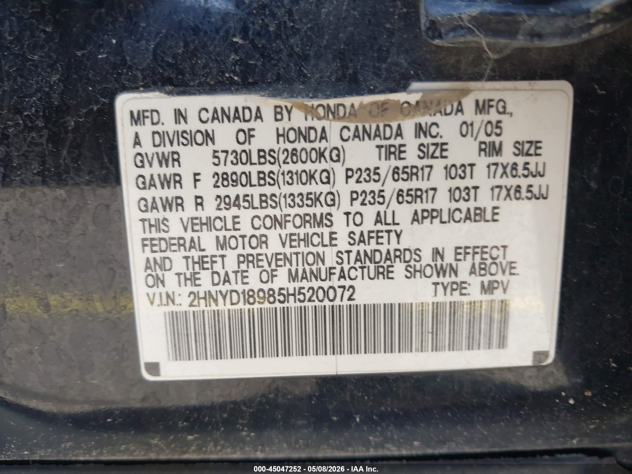 ACURA MDX image 9