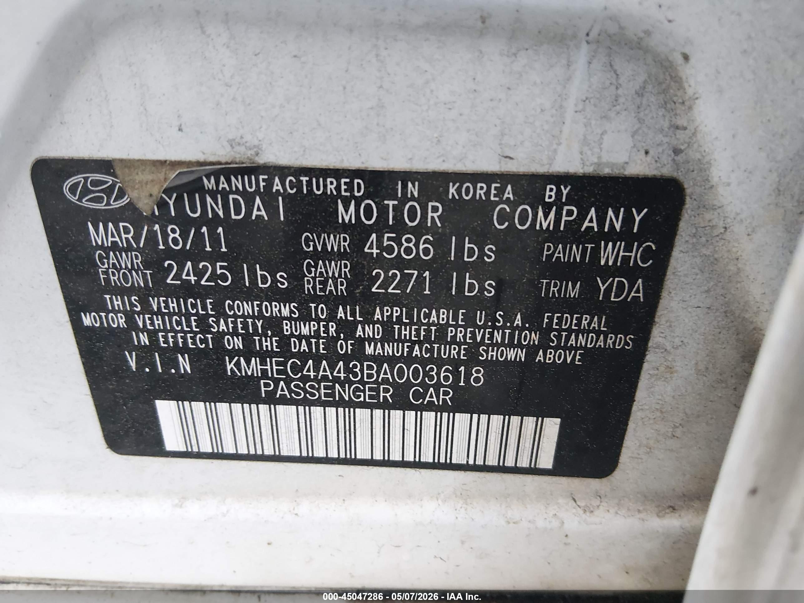 HYUNDAI SONATA image 9