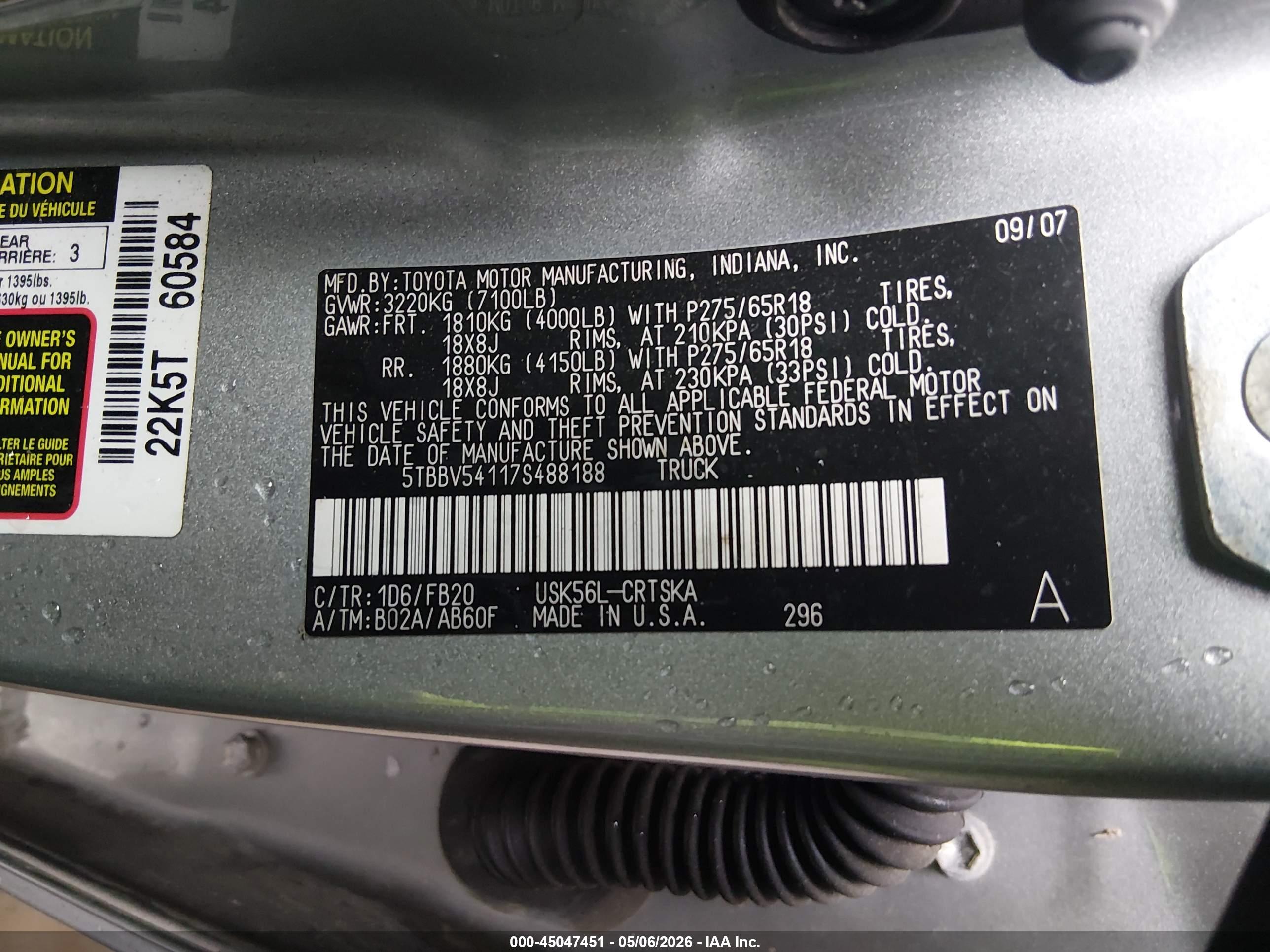TOYOTA TUNDRA image 9
