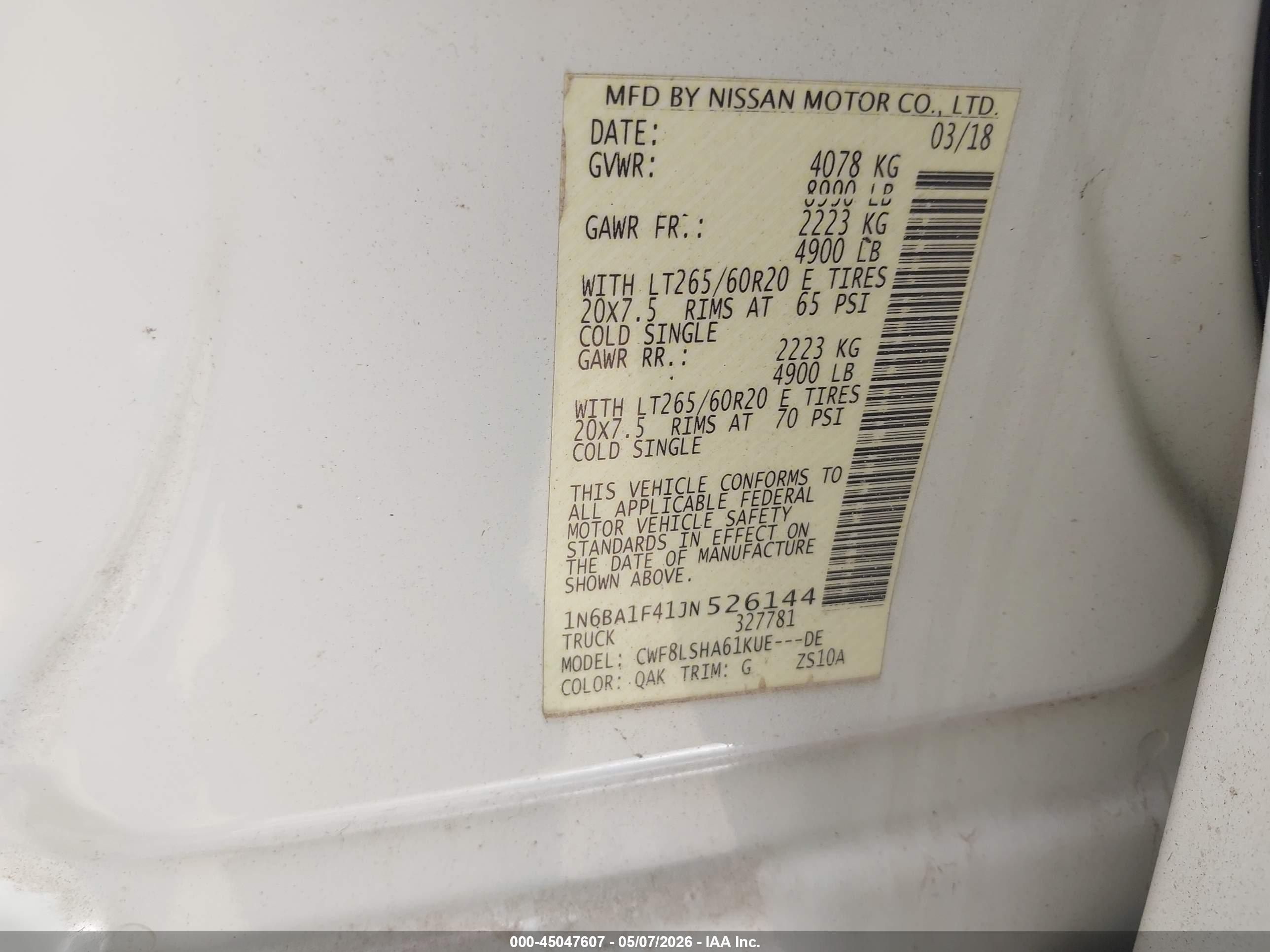 NISSAN TITAN image 9