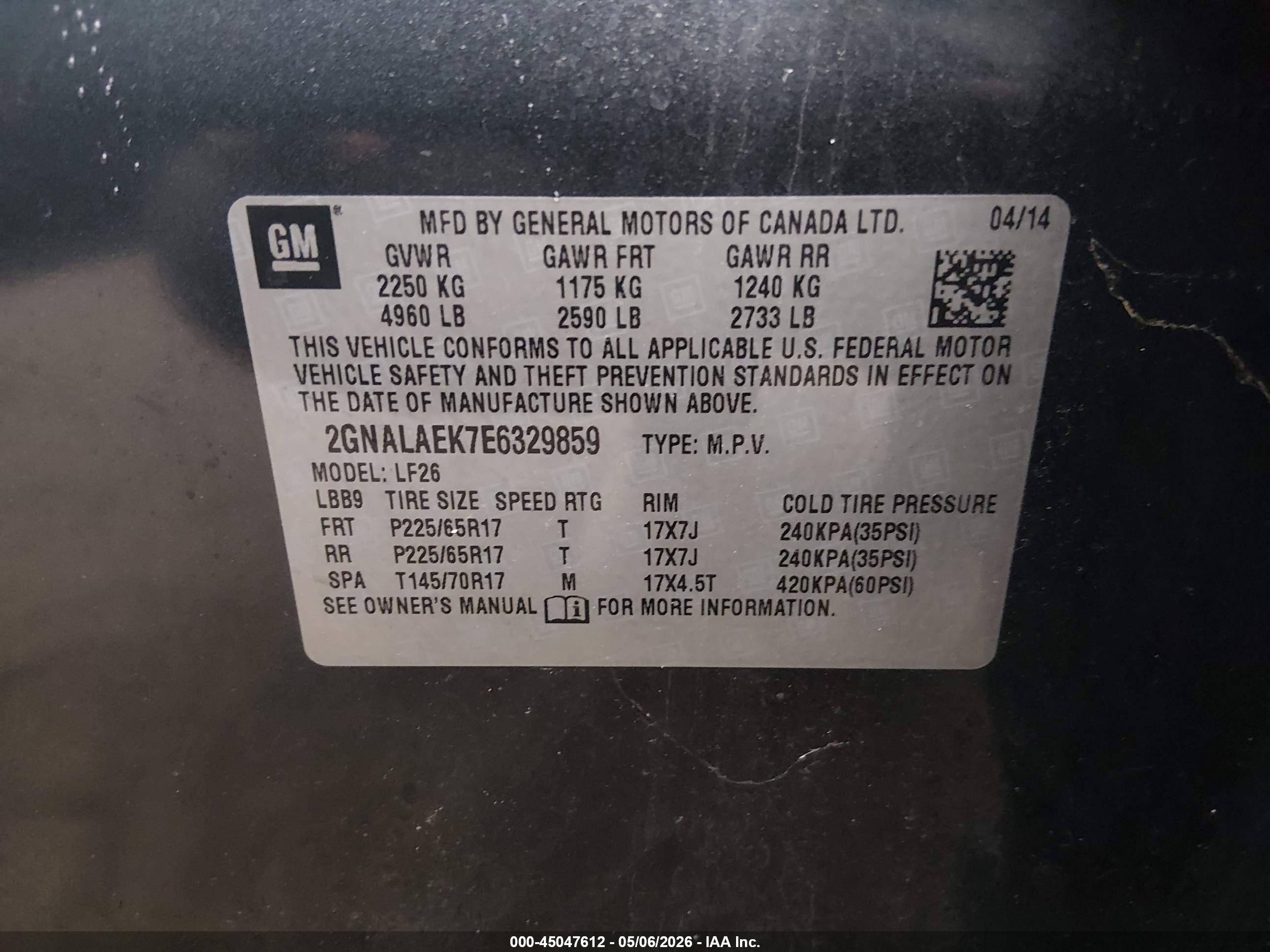 CHEVROLET EQUINOX image 9