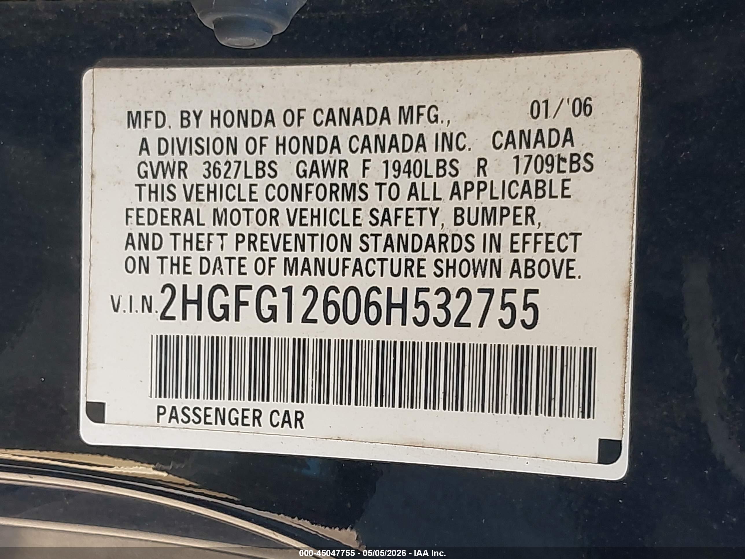 HONDA CIVIC image 9