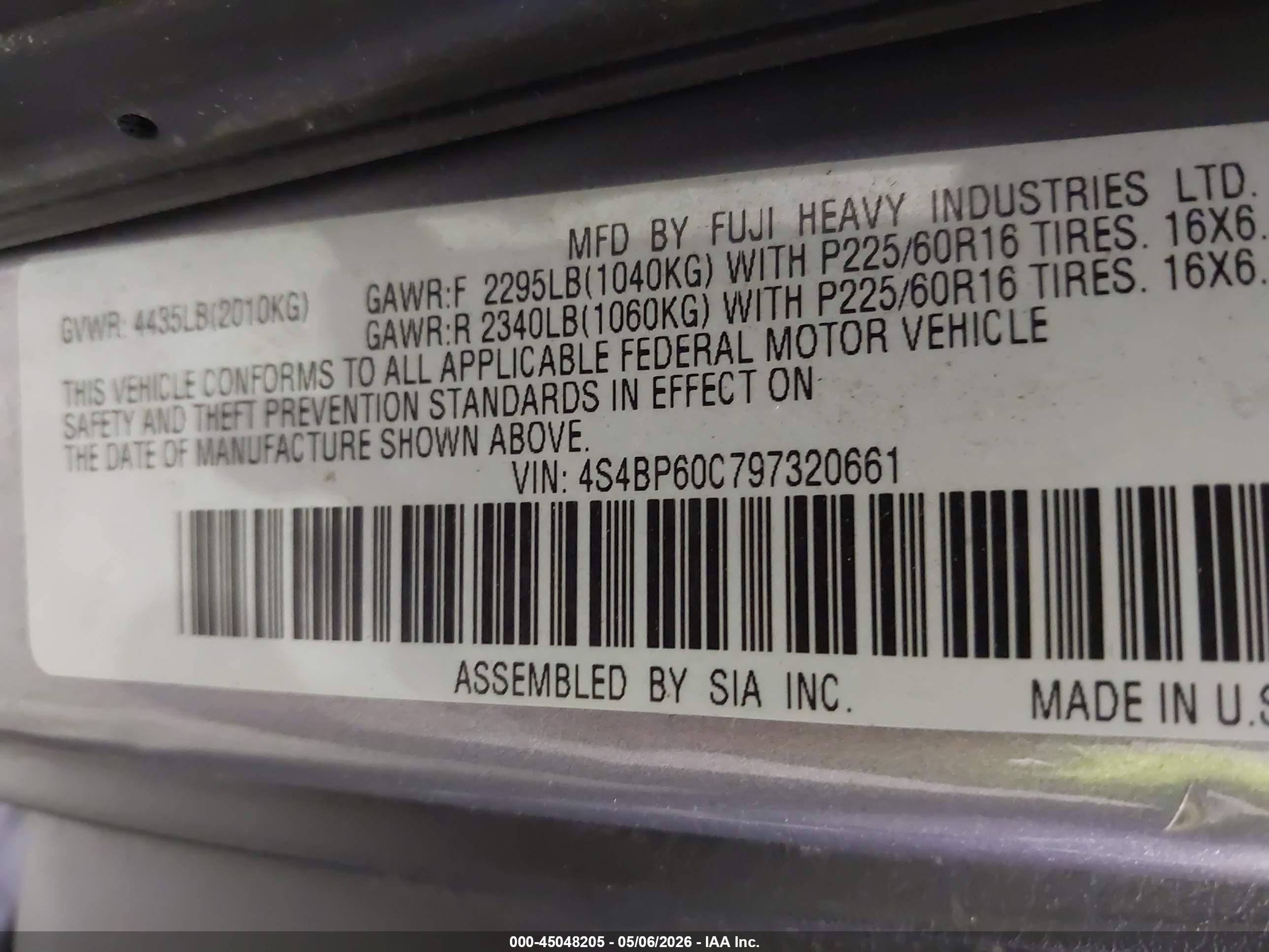 SUBARU OUTBACK image 9