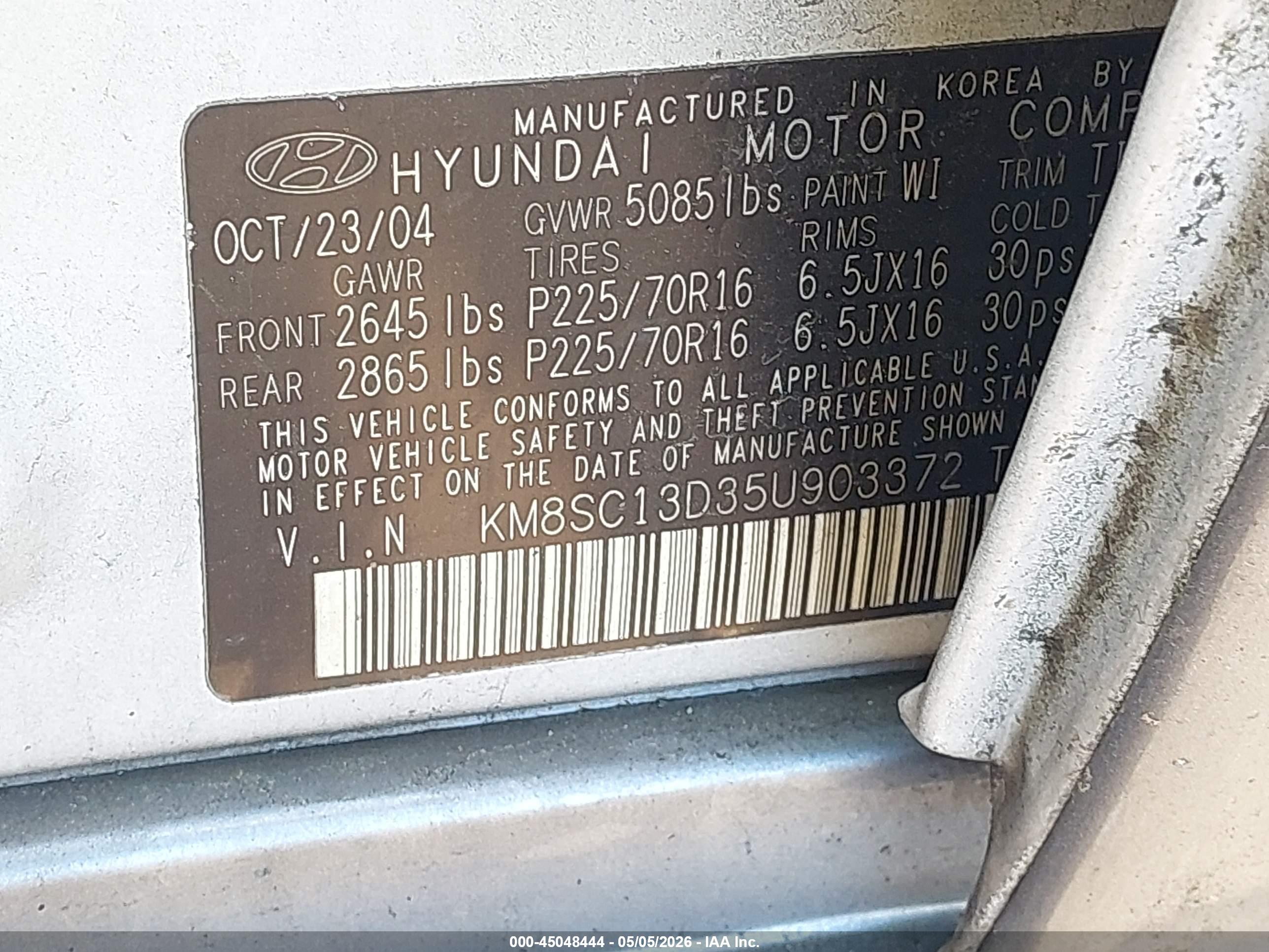 HYUNDAI SANTA image 9