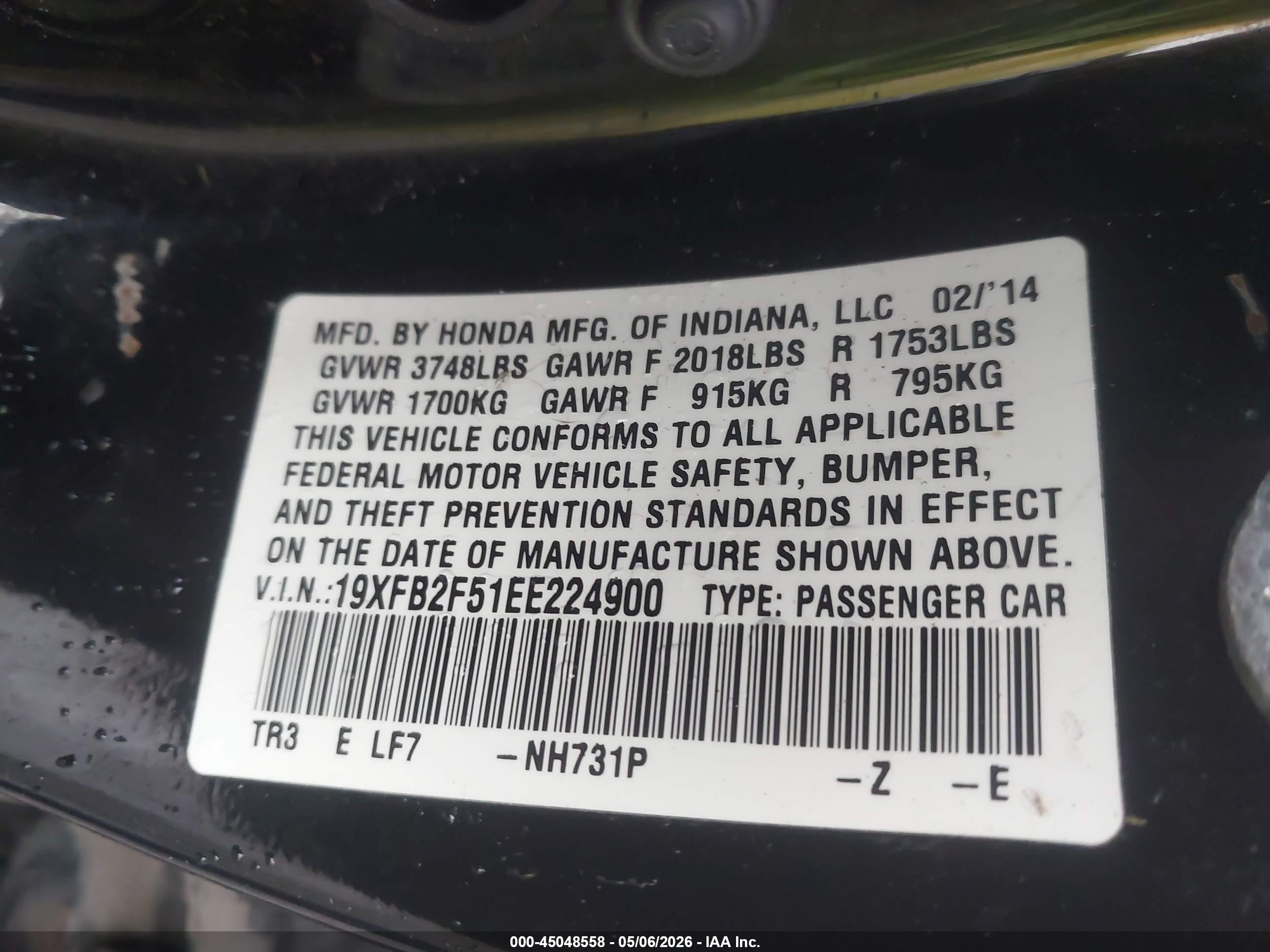 HONDA CIVIC image 9