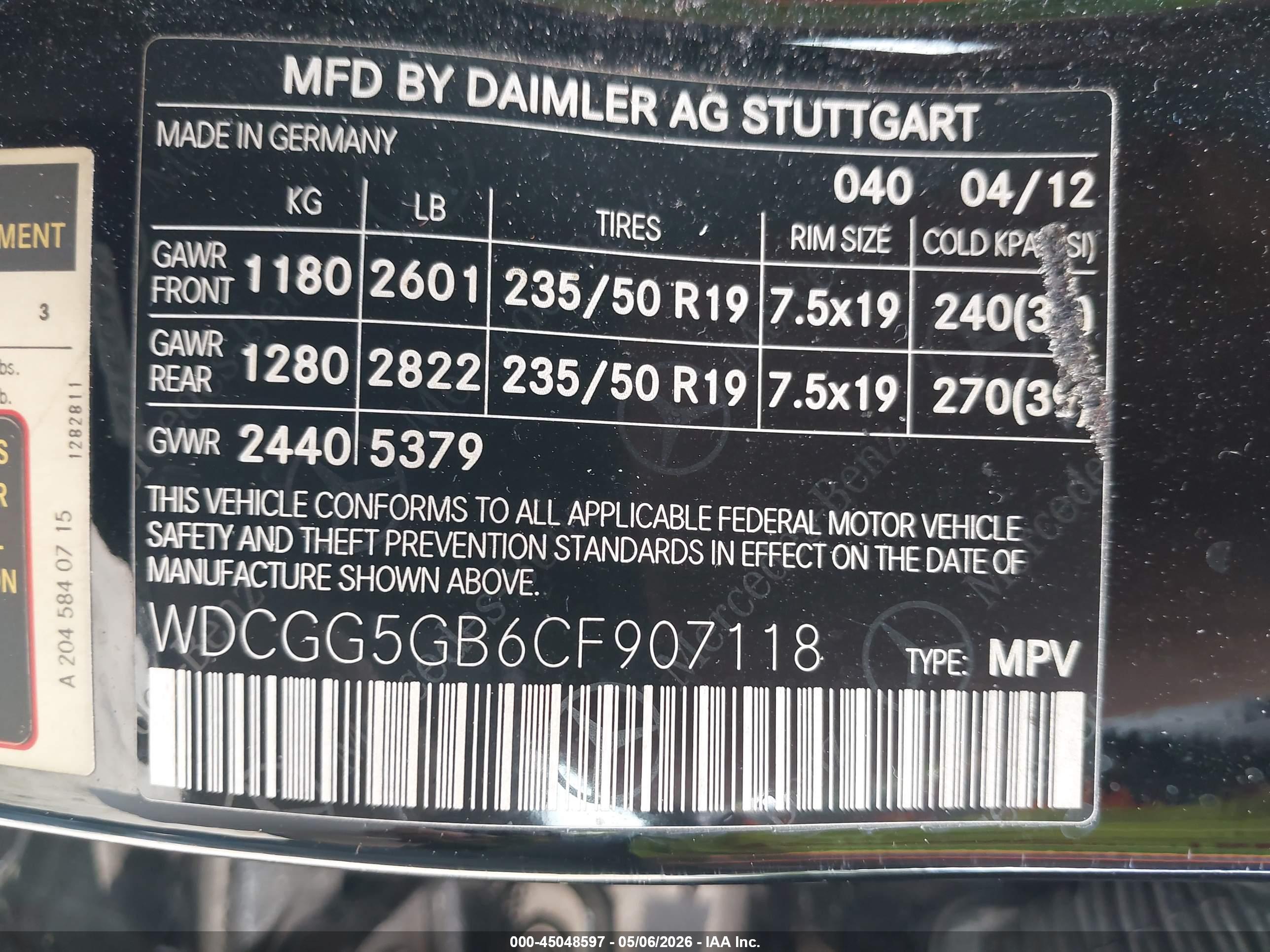 MERCEDES-BENZ GLK image 9