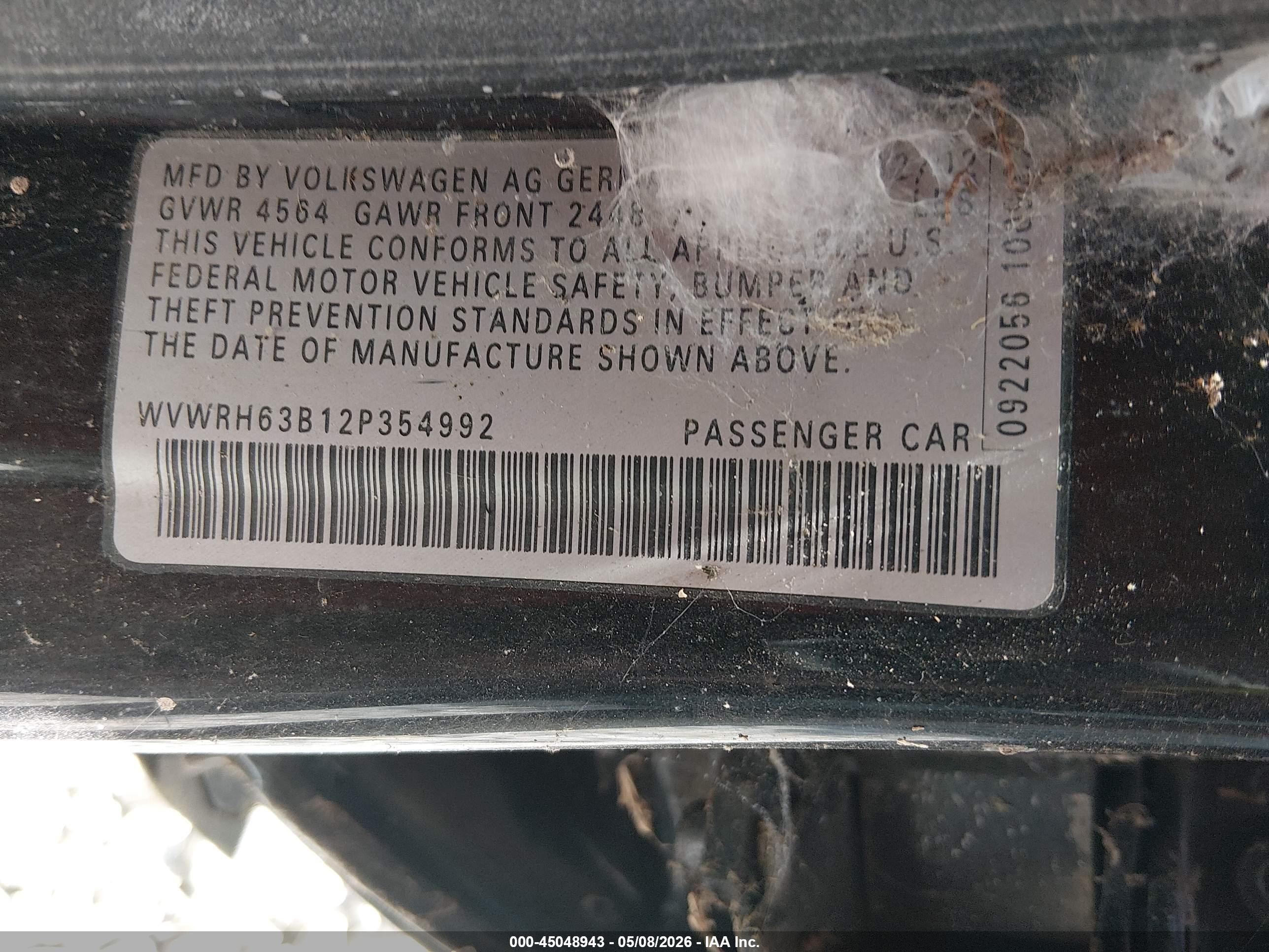 VOLKSWAGEN PASSAT image 9