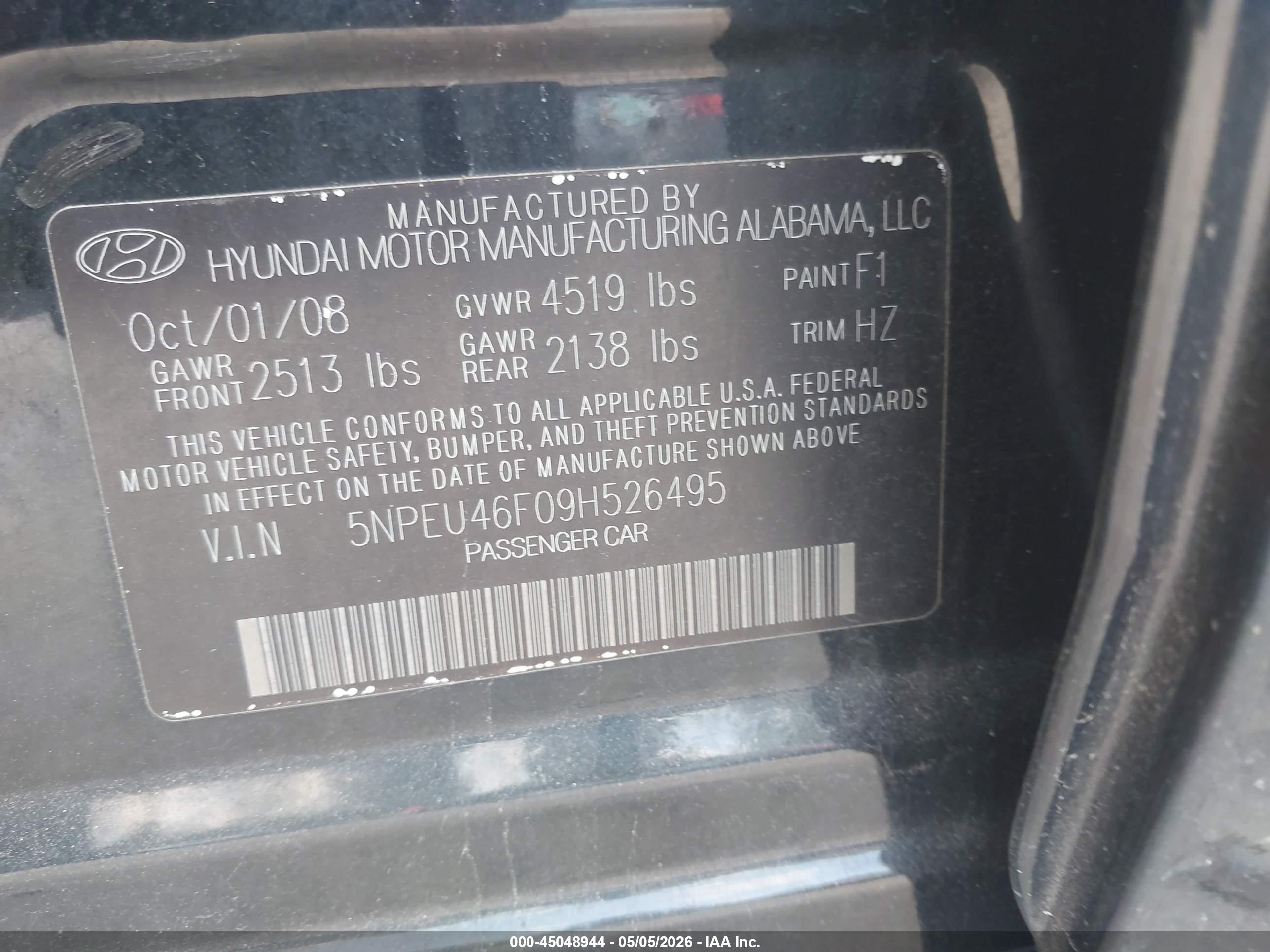 HYUNDAI SONATA image 9