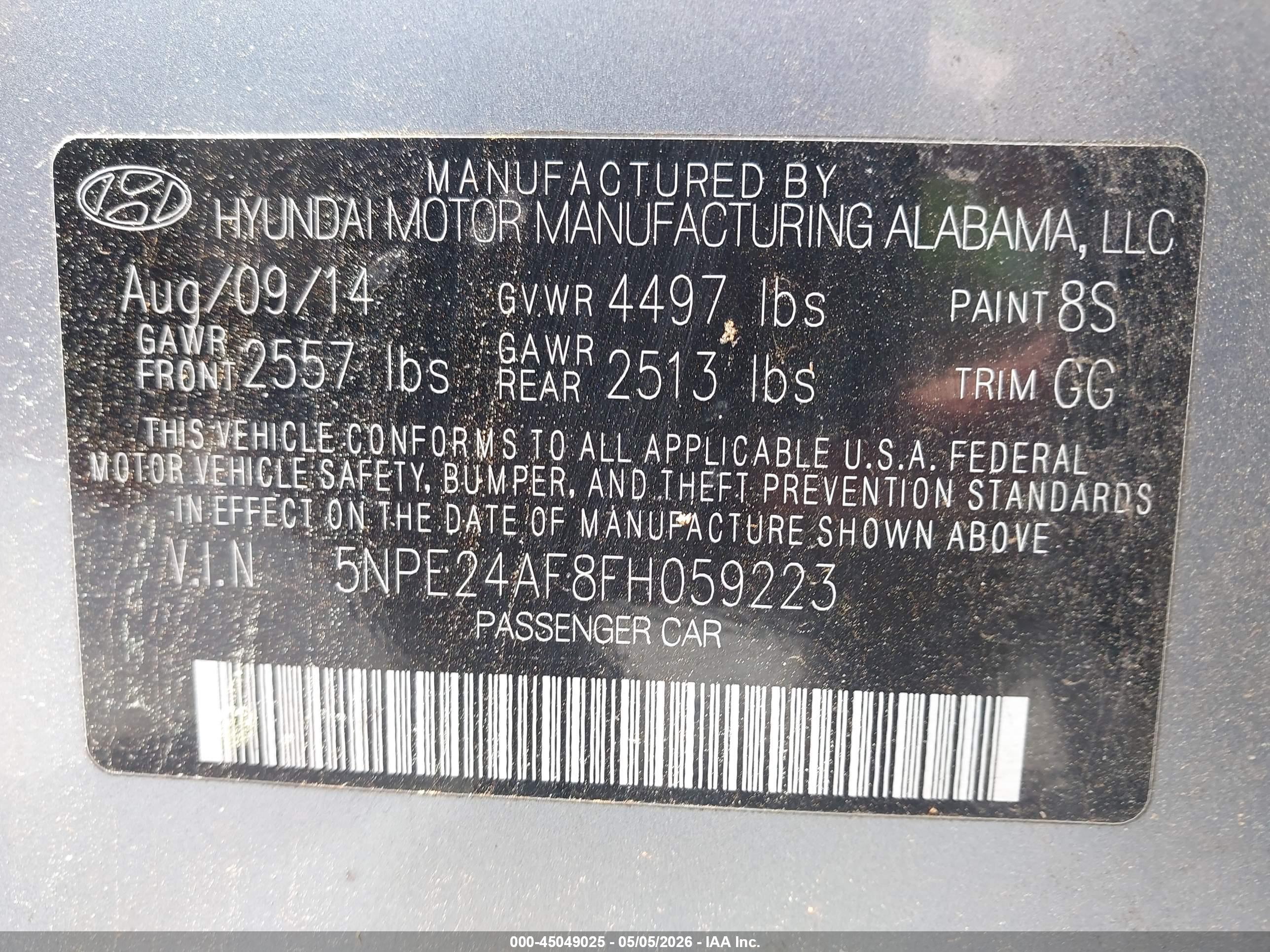 HYUNDAI SONATA image 9