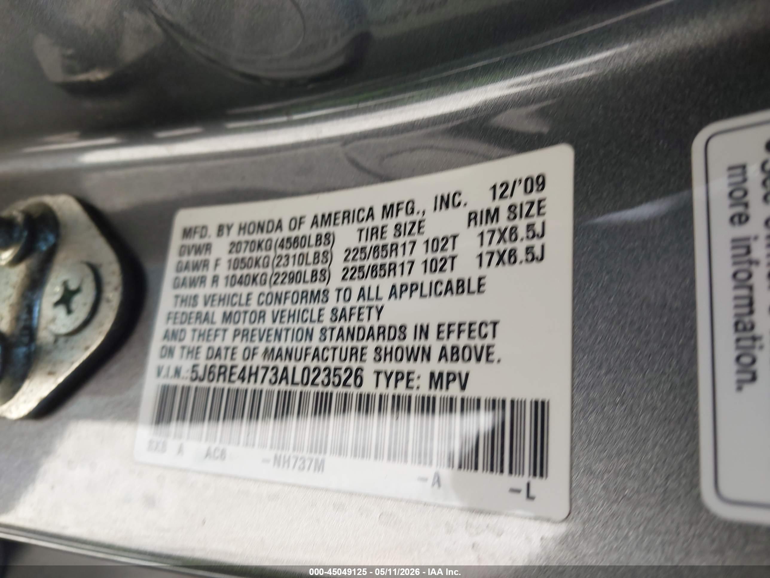 HONDA CR-V image 9