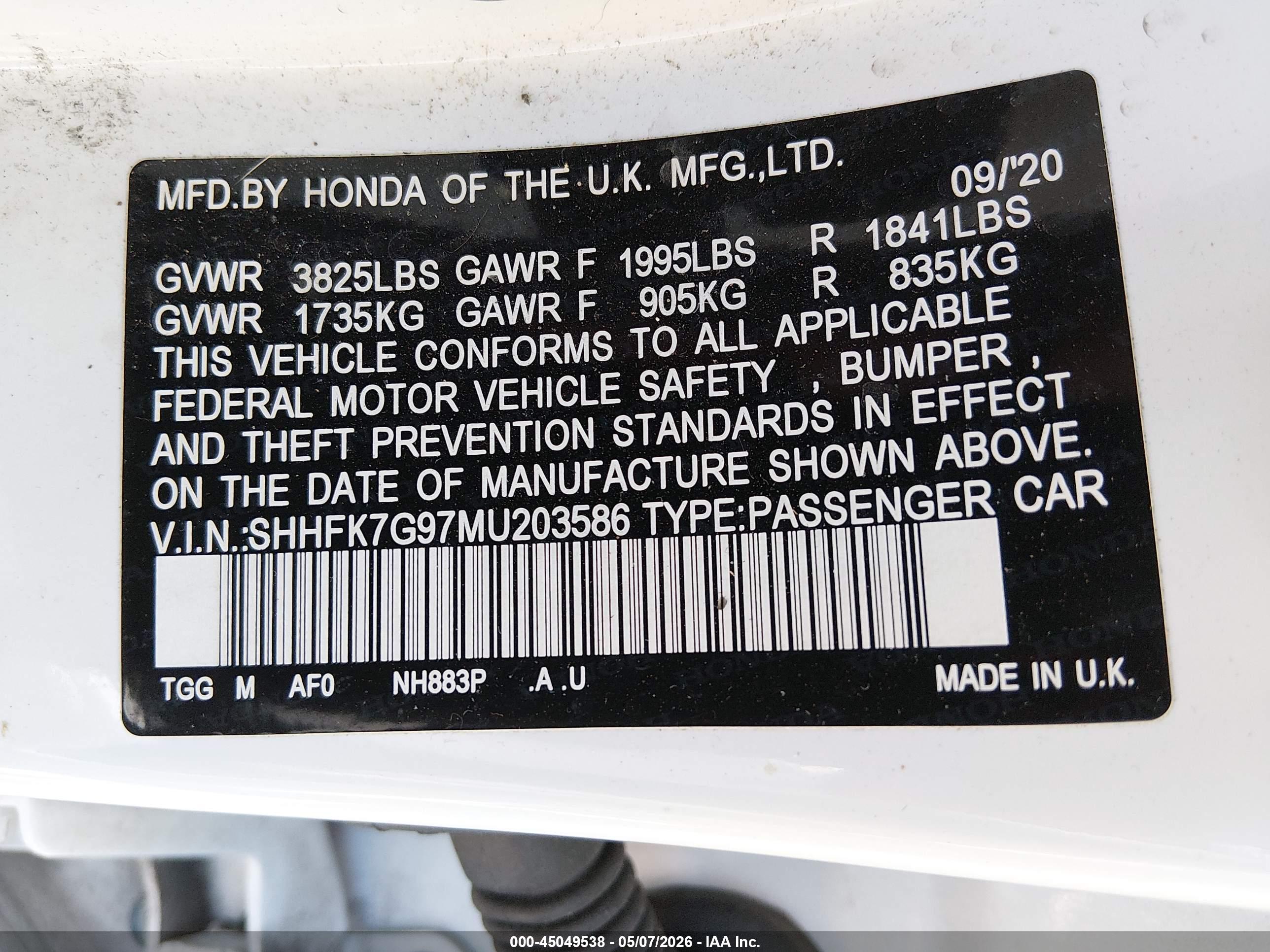 HONDA CIVIC image 9
