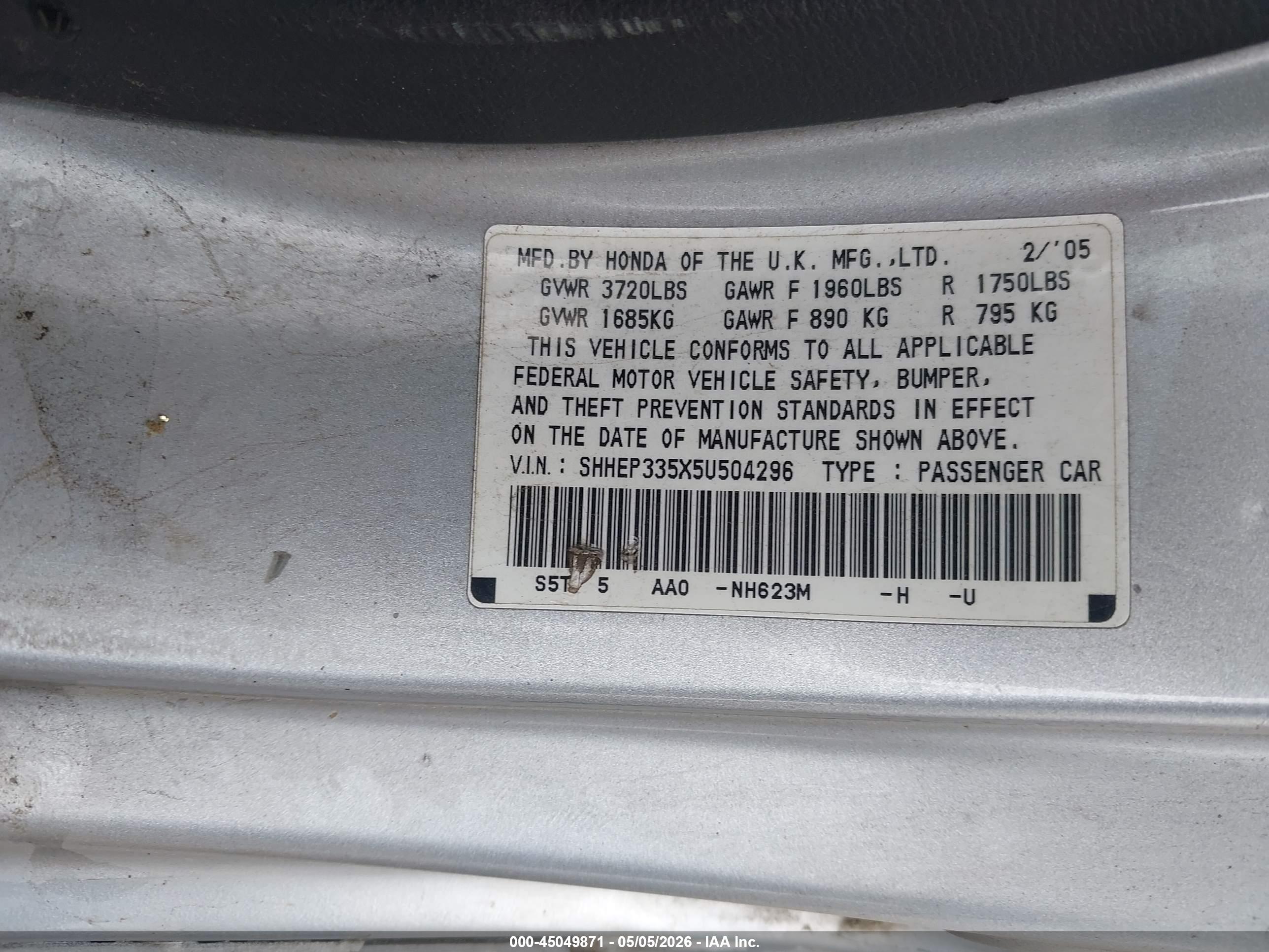 HONDA CIVIC image 9